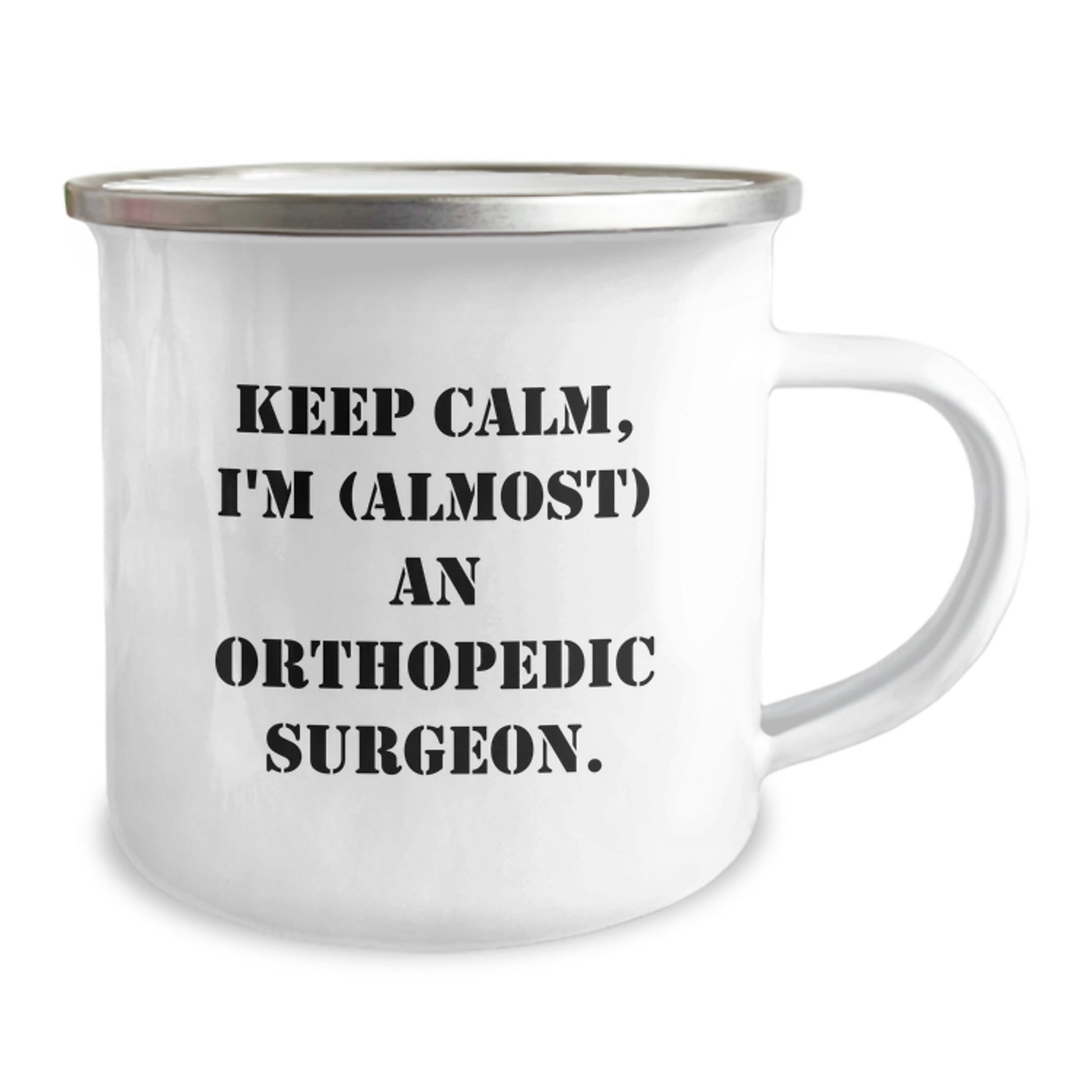 Orthopedic Surgeon Gifts Funny Camping Mug Keep Calm Almost a Pro Gifts from Friends for Birthday - Image 2