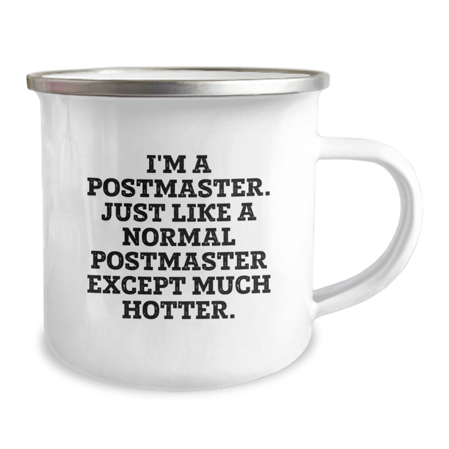 Funny Postmaster Gifts from Friends - I'm A Postmaster Unique Graduation Mugs for Postmaster, Camping Coffee Mug, Hotter Than Normal - Image 2