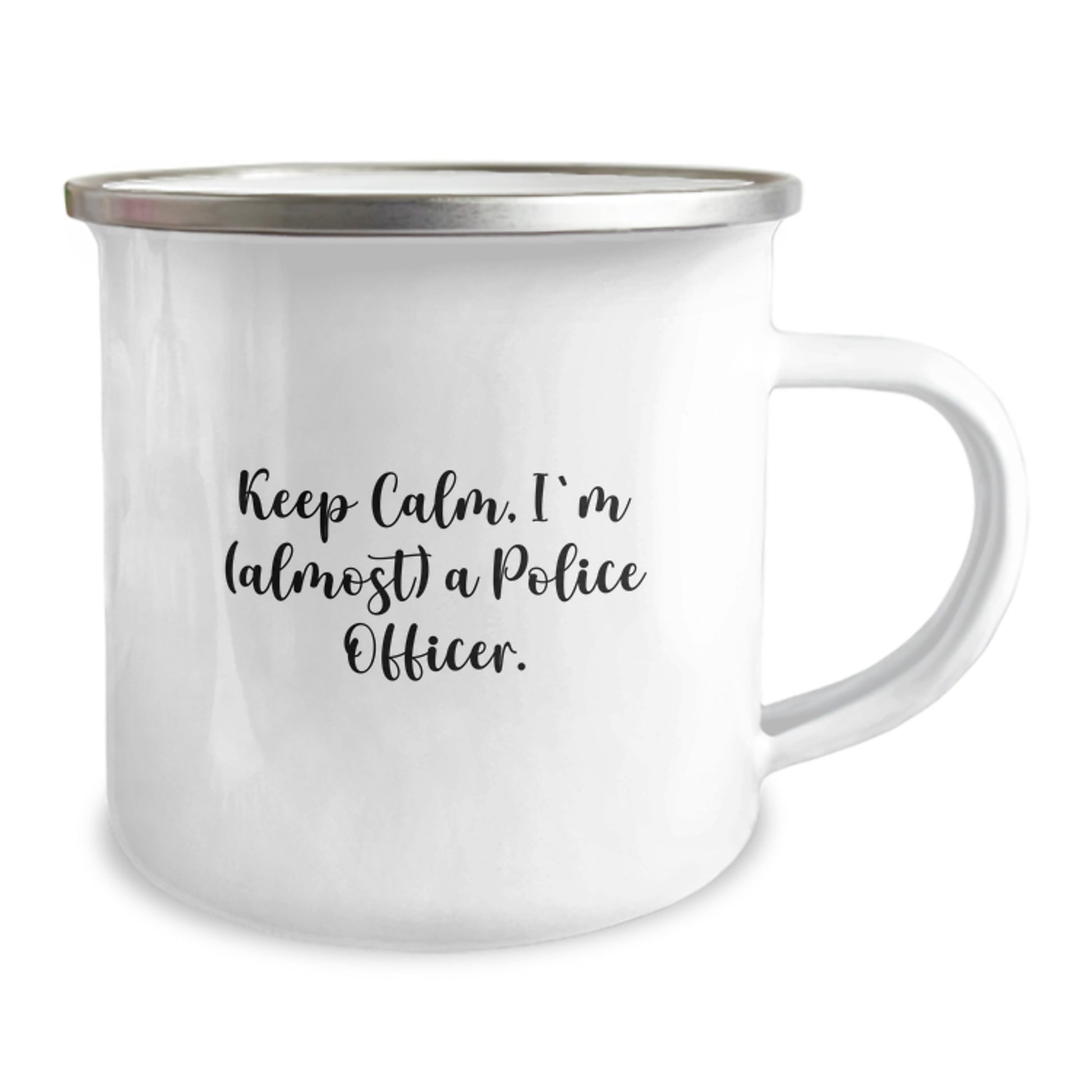Birthday Gift for Her Police Officer Camping Mug Present Premium - Image 2