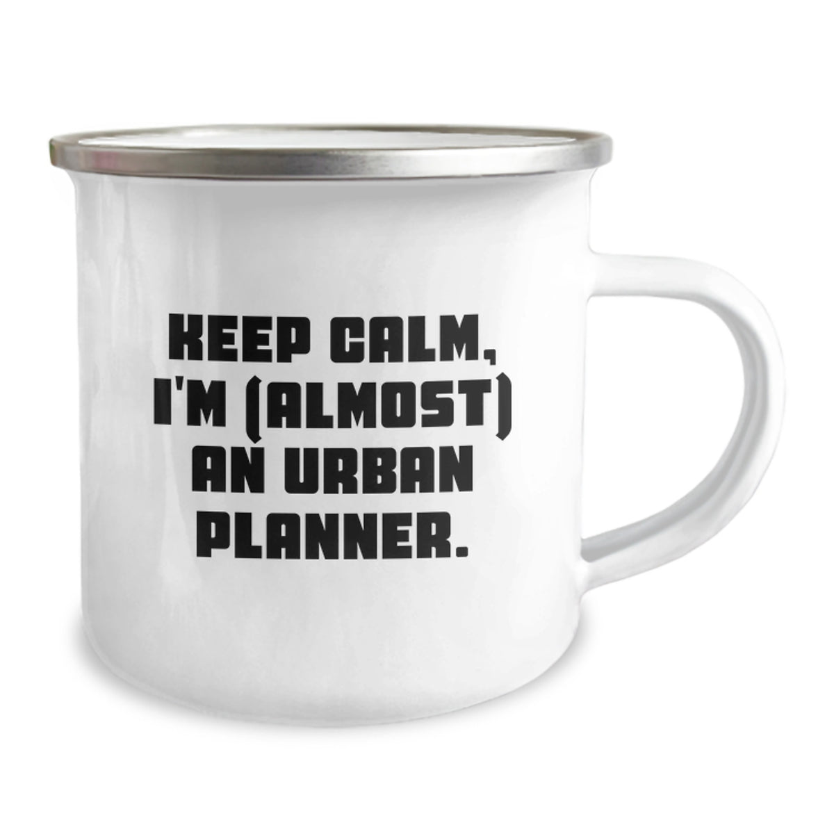Keepsake Camping Mug Gift for Him - Keep Calm, I'm (almost) An Urban - Image 2