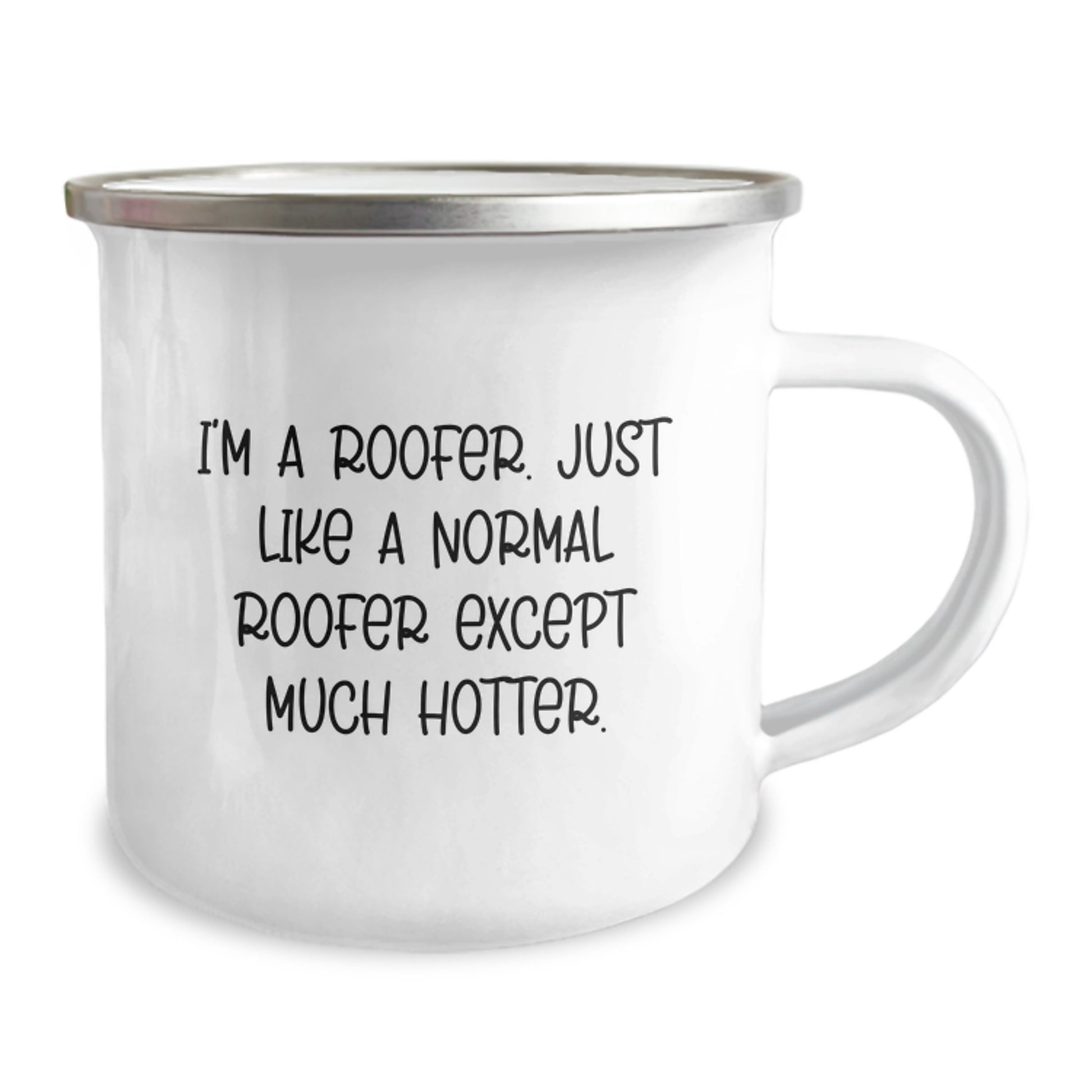 Roofer Humor Gifts from Friends and Family for the Hot Roofer in Your Life, Valentine's Unique Mugs for Roofer Lovers, Funny Camping Mug - Image 2