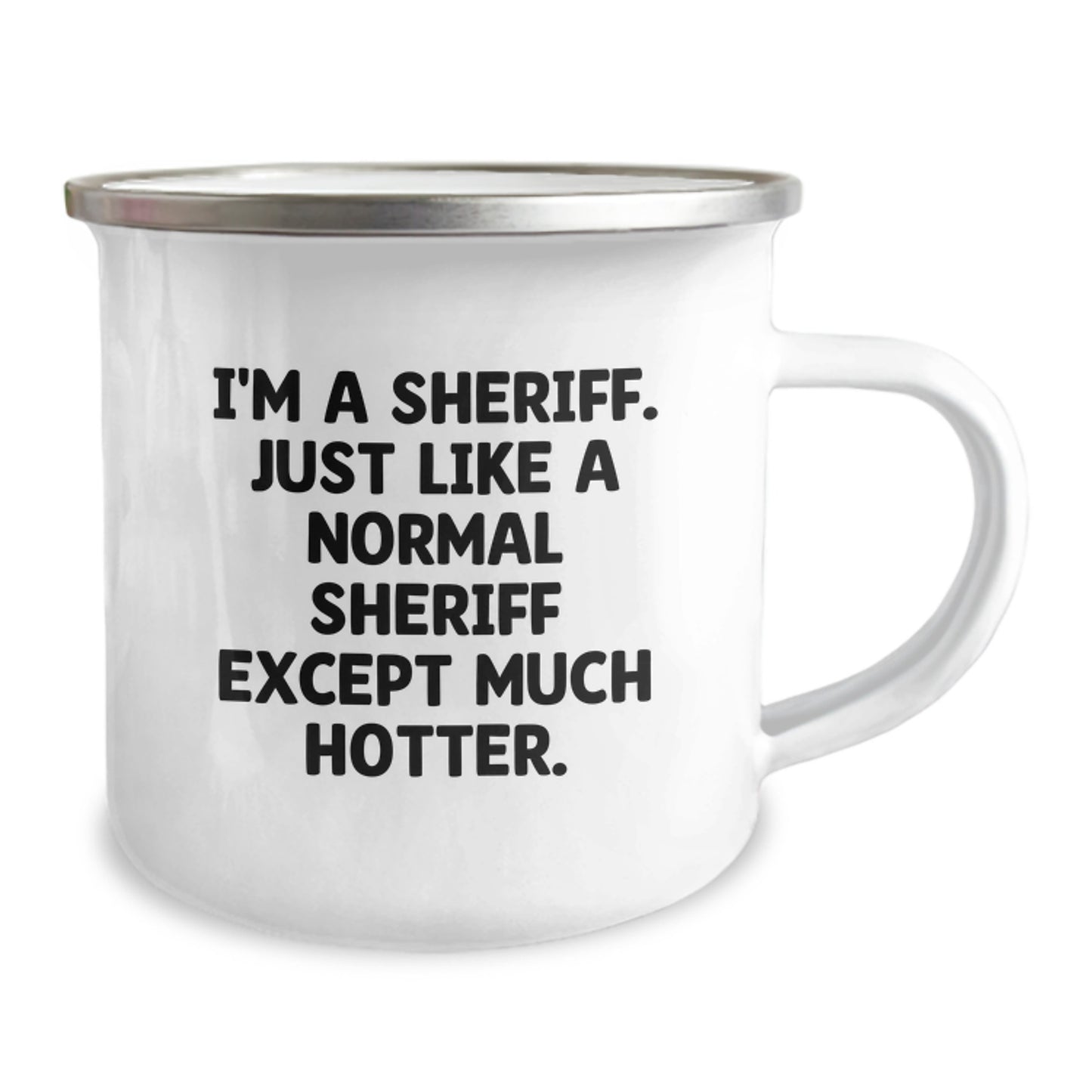 Funny Sheriff Gifts for Dad, Sheriff Camping Mug, Father's Day Unique Gifts from Family - Image 2