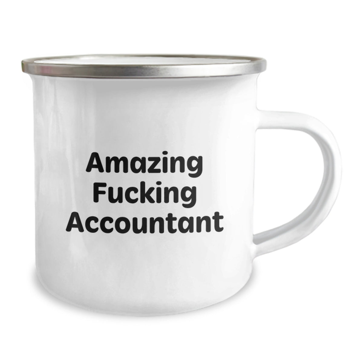 Christmas Gift for Her - Amazing Fucking Accountant Camping Mug Present - Image 2