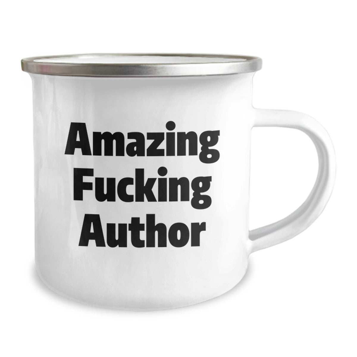 Author Gift for Him - Amazing Fucking Author Camping Mug Keepsake - Image 2