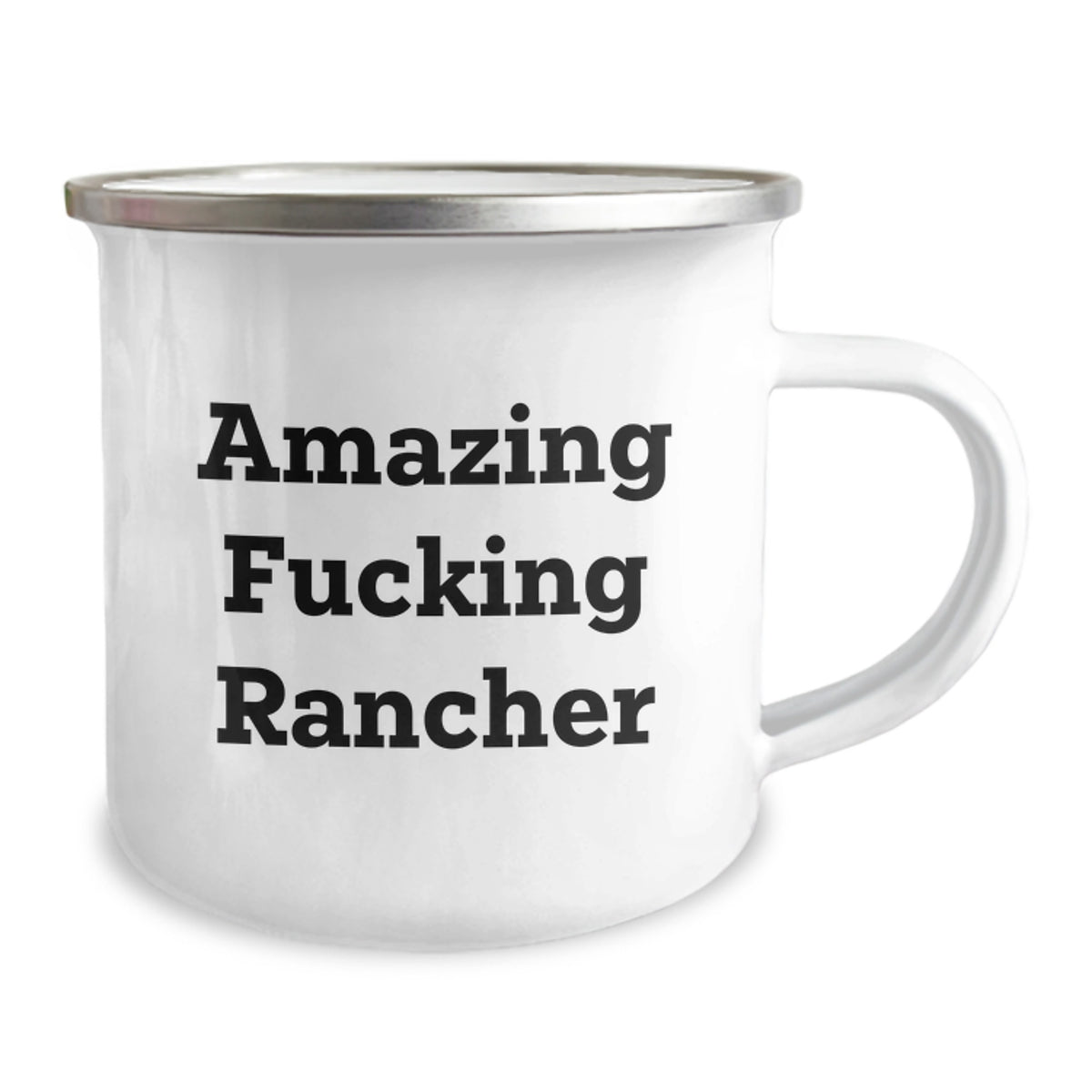 Rancher Gift for Him - Amazing Fucking Rancher Camping Mug Keepsake - Image 2
