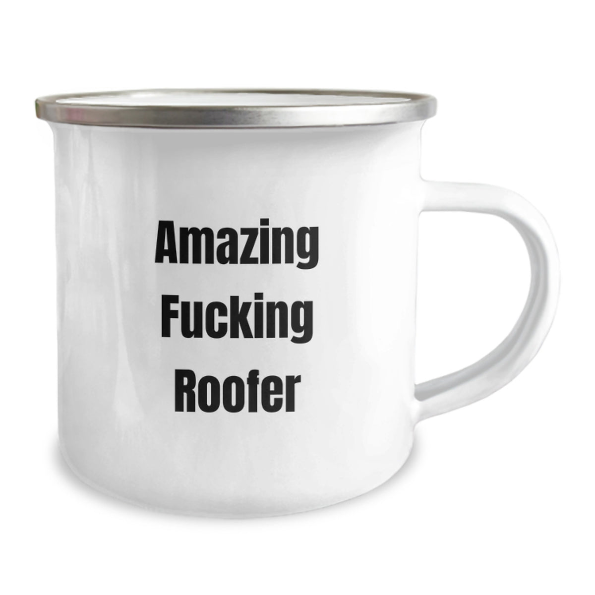 Witty Camping Mug Gift for Friends - Amazing Fucking Roofer Novelty - Image 2