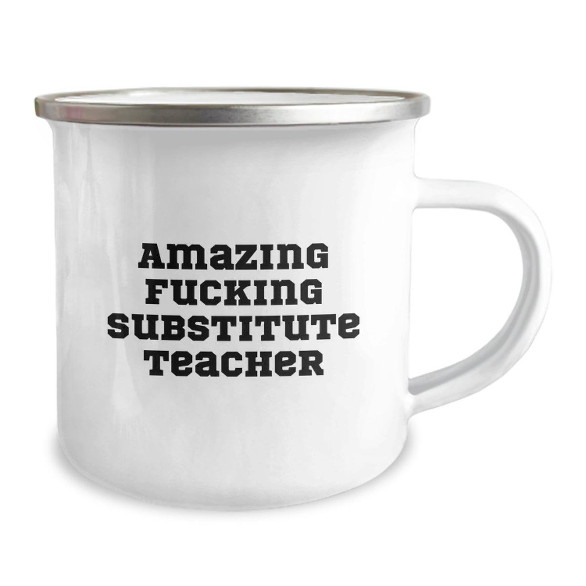Substitute Teacher Camping Mug Gift for Him - Amazing Substitute - Image 2