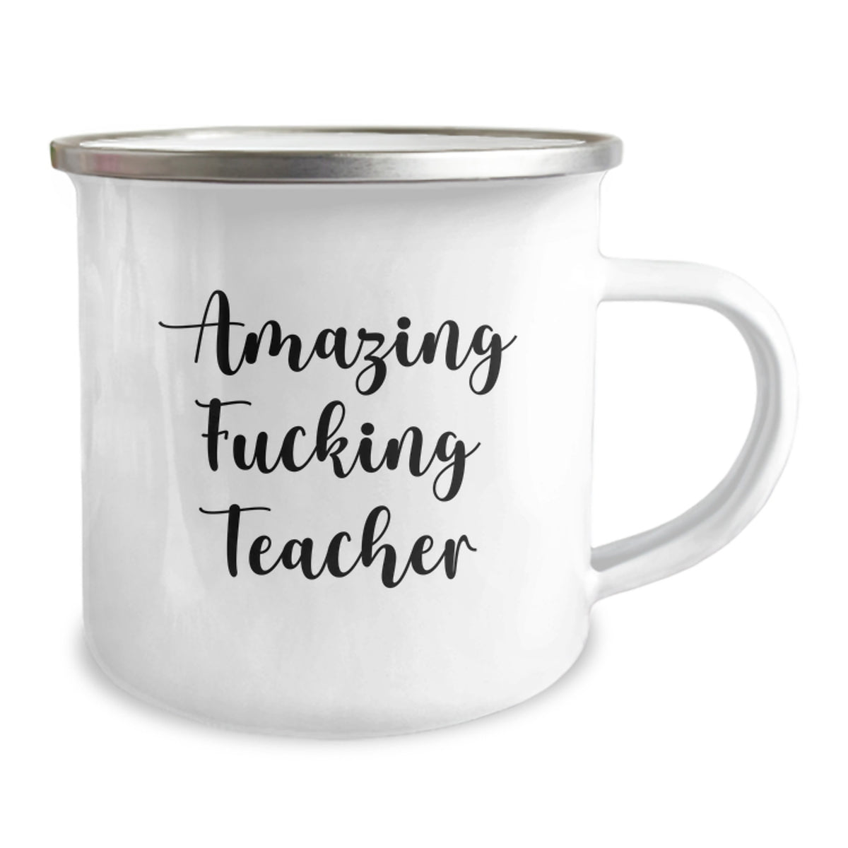 Teacher Gift for Him A Witty Keepsake Camping Mug - Amazing Fucking - Image 2