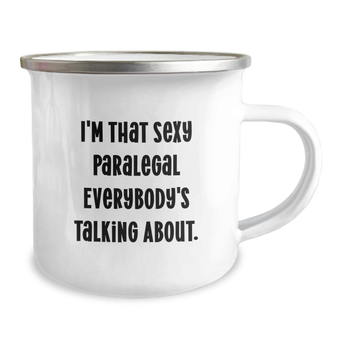 Christmas Gift for Her Playful Paralegal Camping Mug Present - Image 2