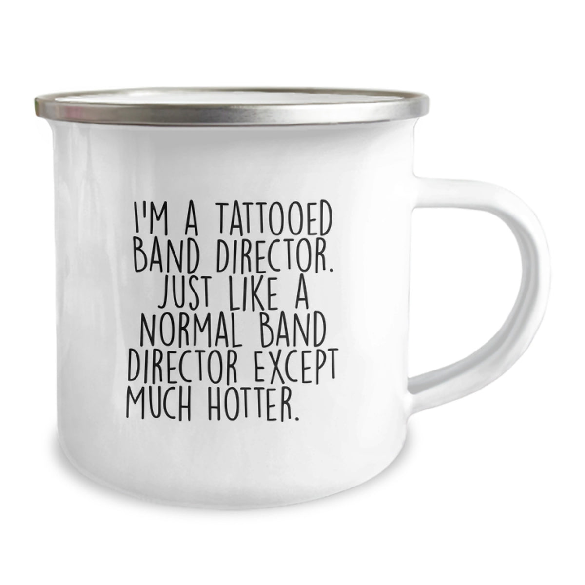 Band Director Gift for Him A Bold Tattooed Band Director Keepsake Mug - Image 2