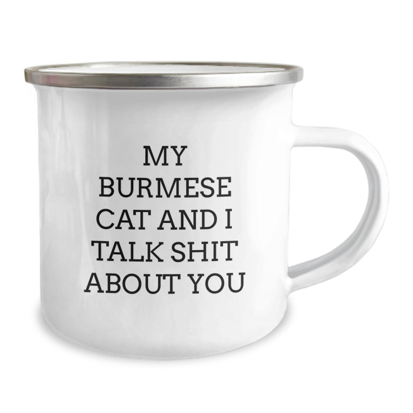 Funny Burmese Cat Camping Mug Gifts for Mom on Mother's Day, Men and Women Love It, Gifts from Daughter, Son, Friends, Family - Image 2