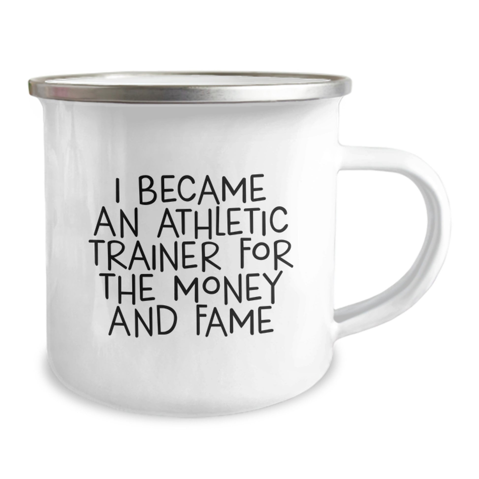 Funny Athletic Trainer Gifts for Men - 'I Became An Athletic Trainer For The Money And Fame' Christmas Unique Mugs for Athletic Trainer Friends - Image 2