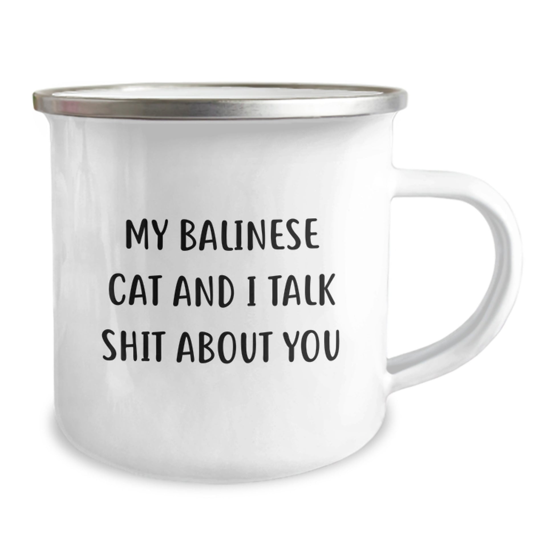 Funny Balinese Cat Gifts for Men - My Balinese Cat And I Talk Shit About You Valentine's Unique Gifts from Friends - Image 2
