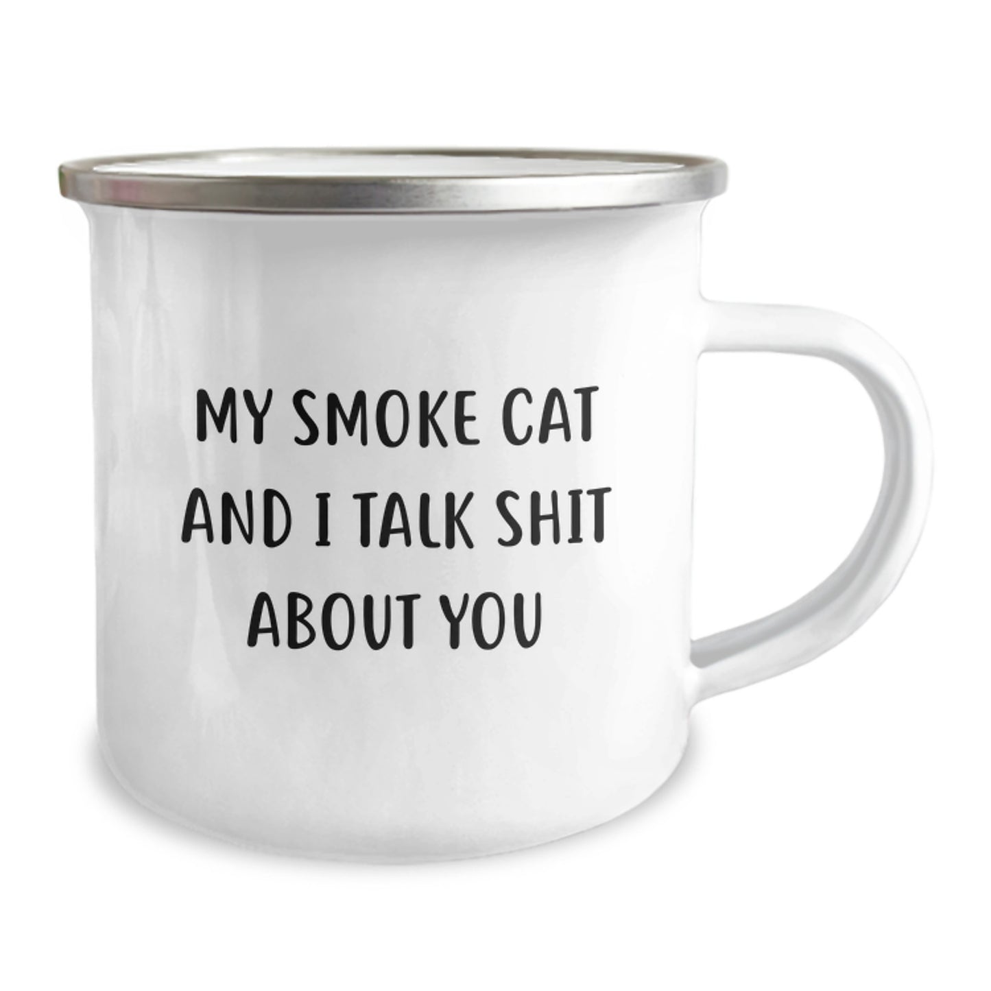 Funny Smoke Cat Gifts for Men Women Family Friends - Camping Mug Quotes - Gifts from Men to Smoke Cat Lovers - Unique Christmas Unique Gifts for Smoke Cat Enthusiasts - Image 2