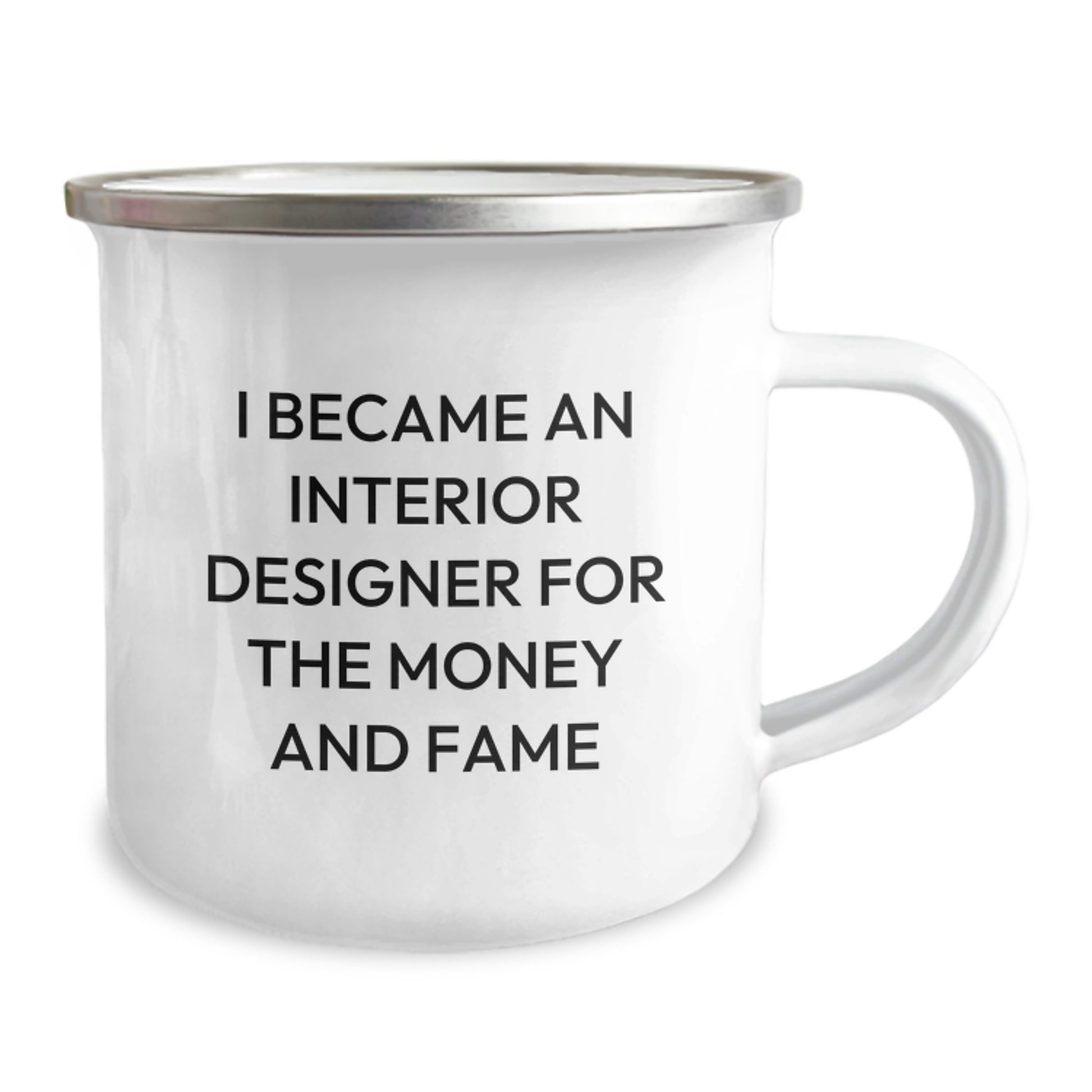 Funny Quote Gift for Interior Designer Friends and Family, 'I Became An Interior Designer For The Money And Fame' Unique Graduation Gifts from Coworkers for Men Women - Image 2