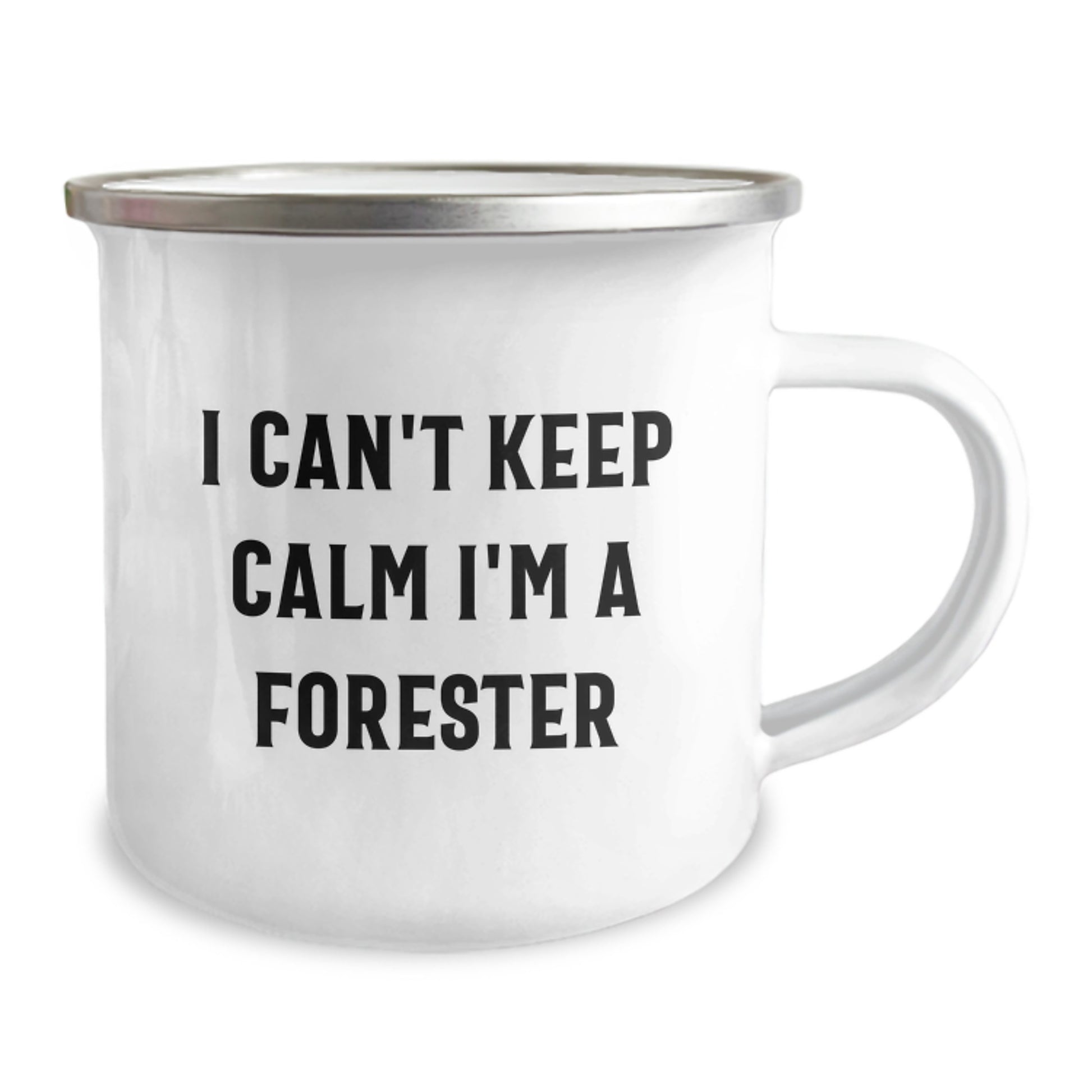 Funny Forester Gifts from Friends for Forester Men - Camping Mug for I Can't Keep Calm I'm A Forester Enthusiast on Christmas Unique Gifts - Image 2