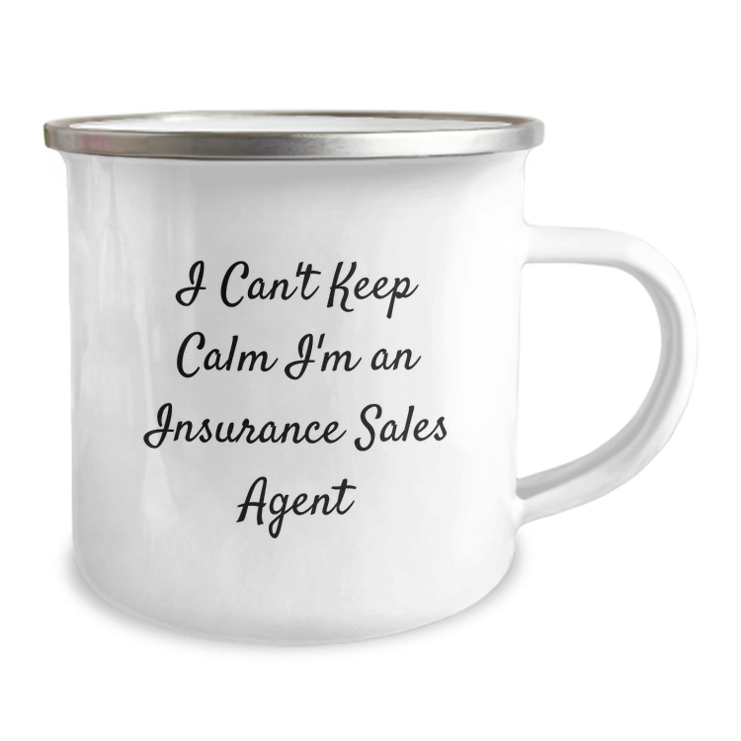 Funny Christmas Unique Gifts for Insurance Sales Agent, I'm An Insurance Sales Agent Camping Mug, Unique Men's Coffee Mugs for Friends and Family - Image 2