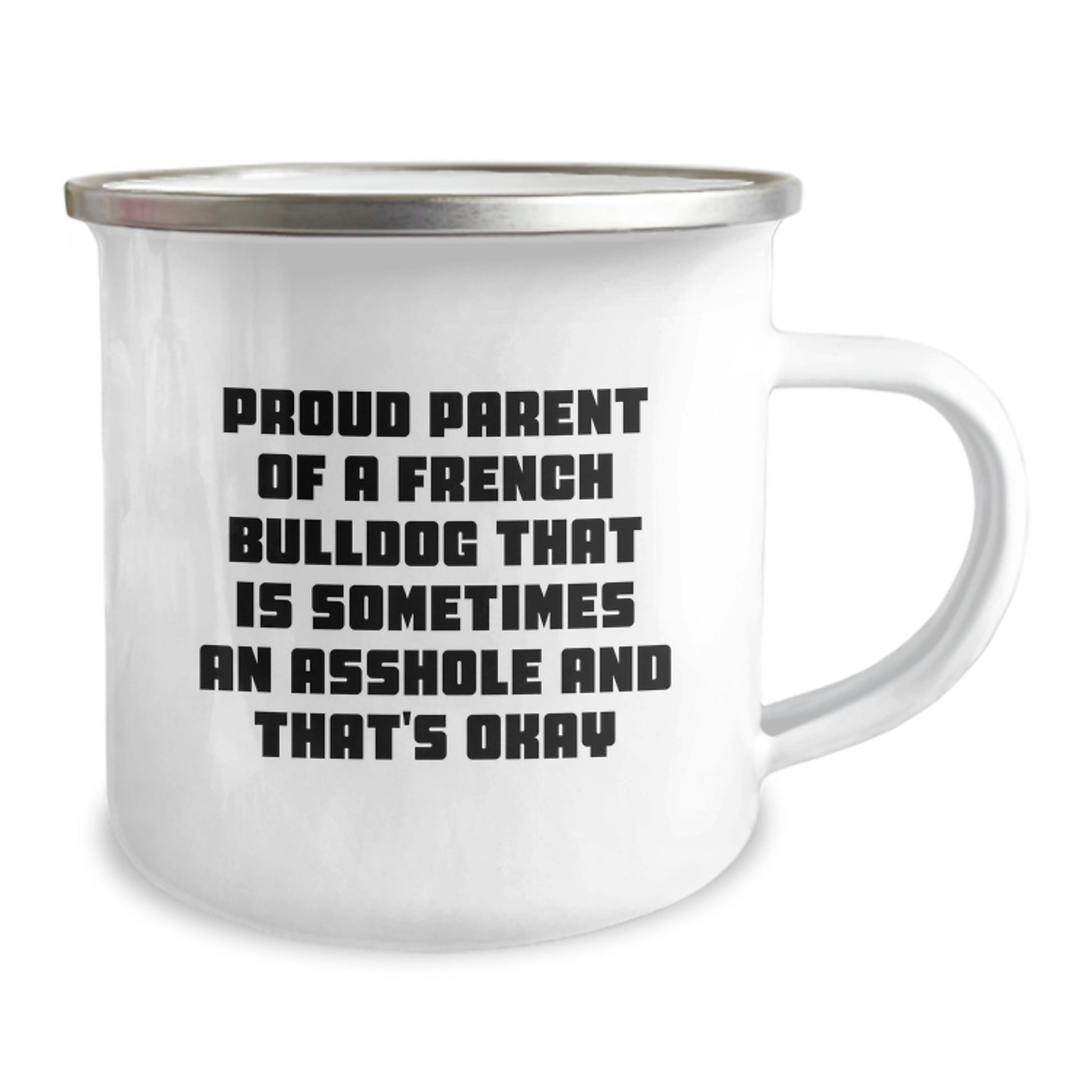 Funny French Bulldog Gifts - Camping Mug for Mom's Unique Mother's Day Presents from Daughters - Image 2