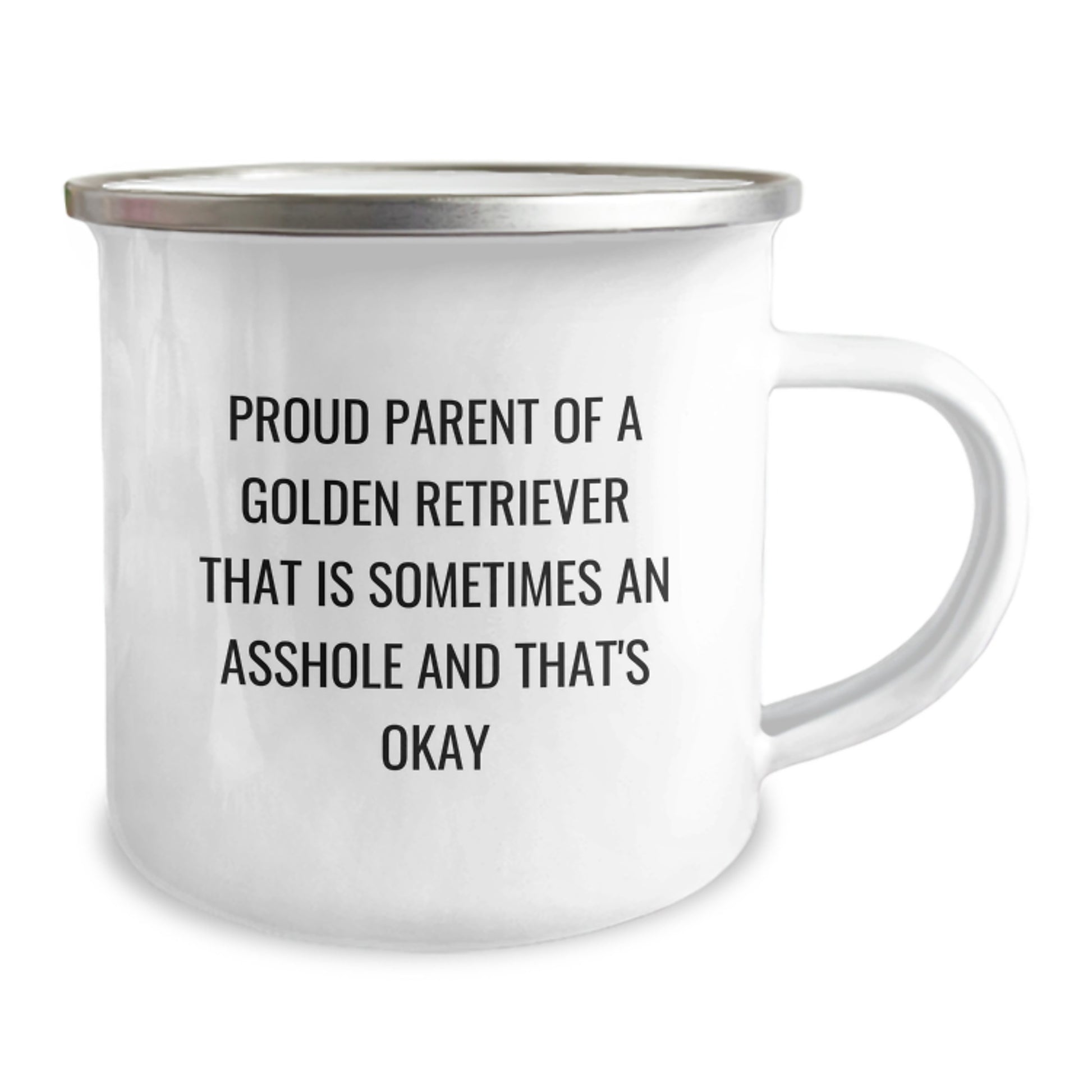 Funny Golden Retriever Dog Gifts for Men - Proud Parent Camping Mug, Unique Christmas Unique Gift Ideas for Friends, Family, Women, and Coworkers - Image 2