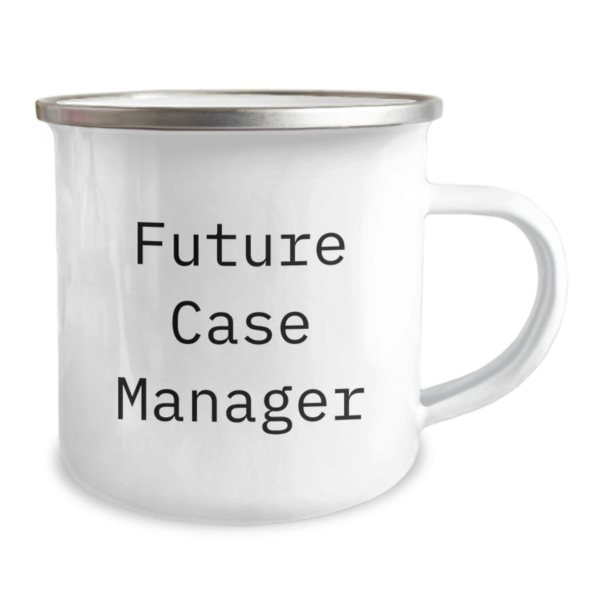 Funny Quote Gifts for Case Manager, Inspirational Camping Mug, Christmas Unique Gifts from Friends, Funny 'Future Case Manager' Mugs for Men - Image 2