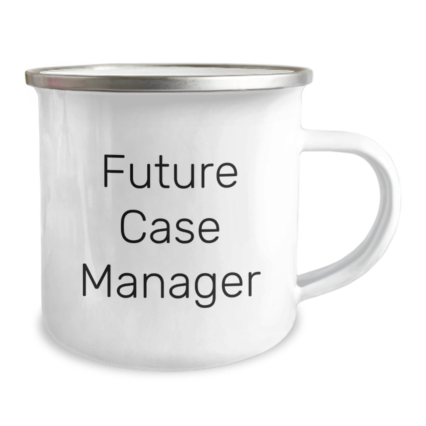 Funny Gifts for Future Case Managers, Case Manager Christmas Unique Gifts, Stainless Steel Camping Mug - Image 2
