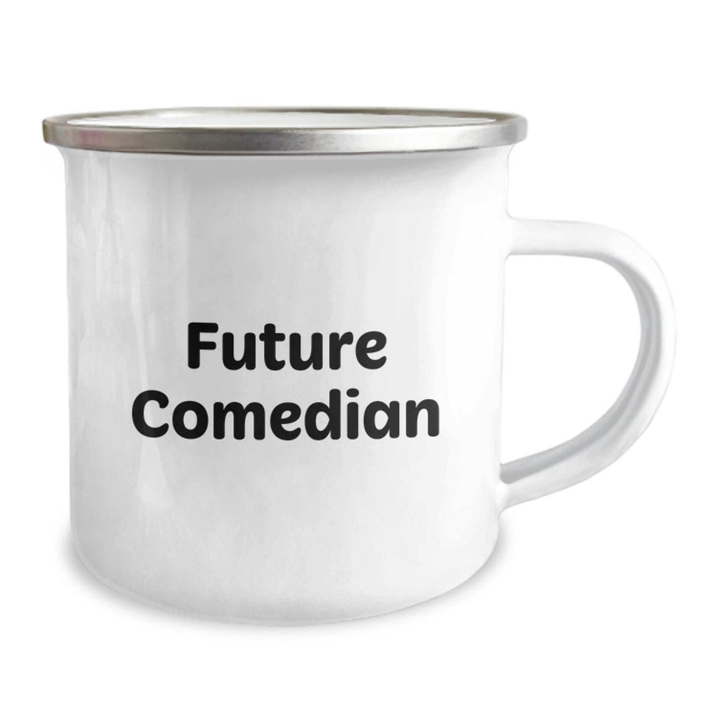 Funny Comedy Quotes Gifts from Friends to Future Comedian Men Camping Mug, Inspirational Comedian Gifts for Christmas Unique Presents - Image 2