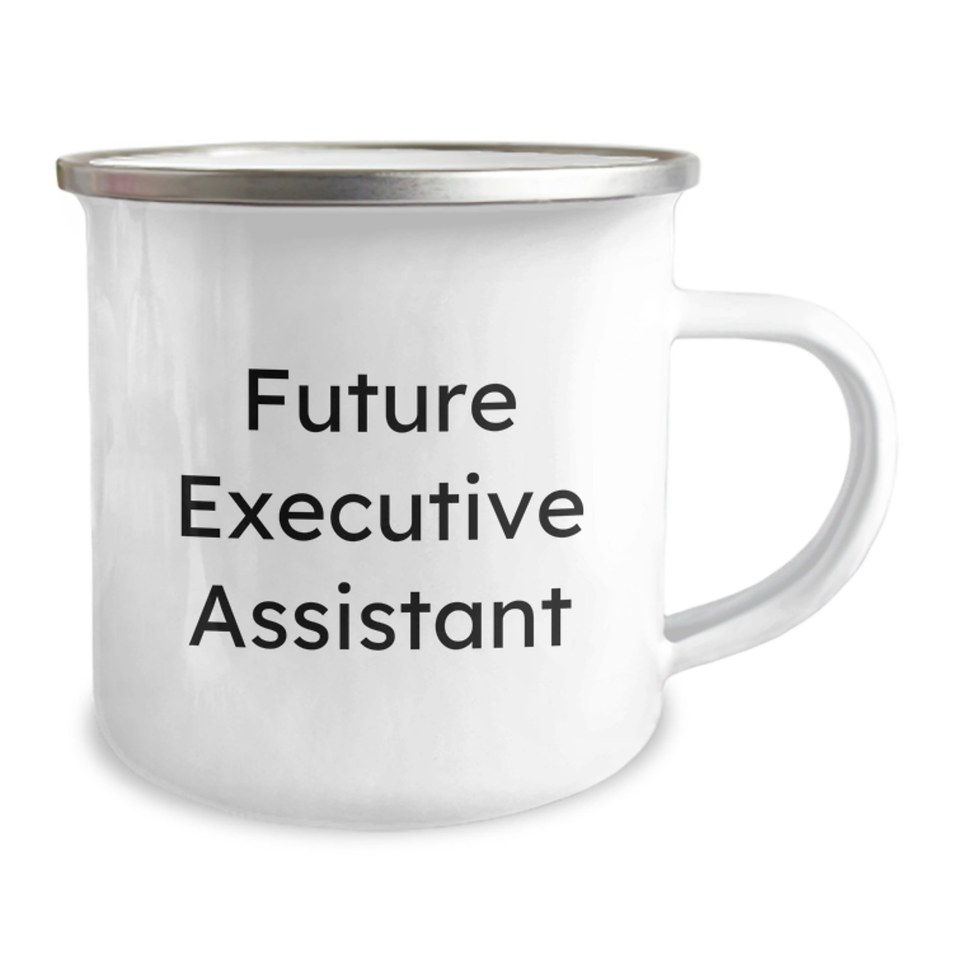 Funny Future Executive Assistant Camping Mug Gifts from Friends, Birthday Unique Gifts for Executive Assistant Men, Inspirational Quote for Camping Mug - Image 2
