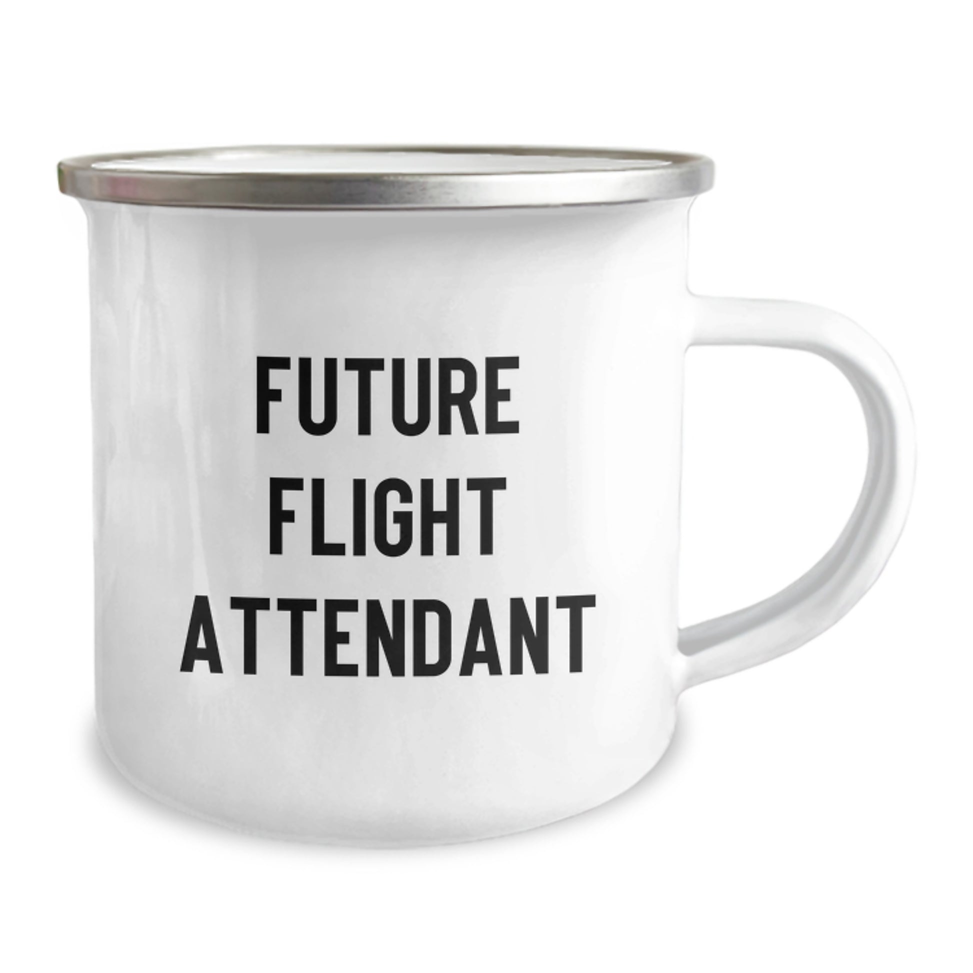 Funny Flight Attendant Gifts from Friends to Future Flight Attendants, Birthday Unique Gifts for Flight Attendant, Insulated Stainless Steel Camping Mug - Image 2