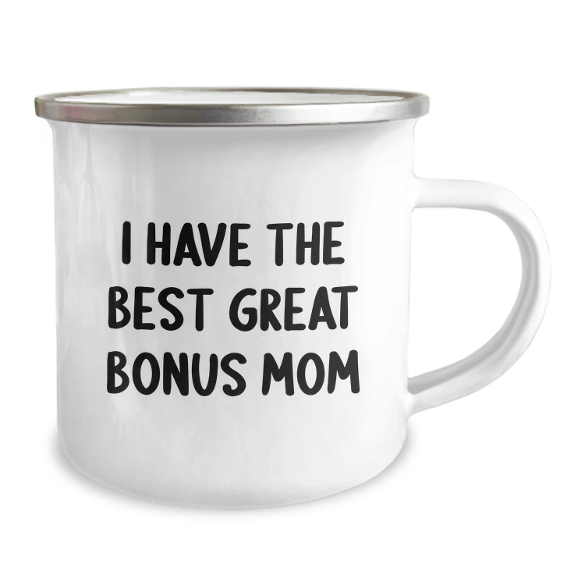 Gifts from Men to Bonus Mom on Birthday Unique Camping Mug - I 'Have The Best Great Bonus Mom' - Image 2