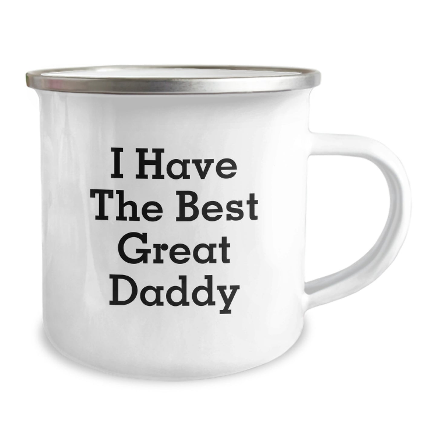 Funny Daddy Camping Mug Gifts from Family for Dad, Unique Christmas Unique Gifts for Him, I Have The Best Great Daddy Quote - Image 2