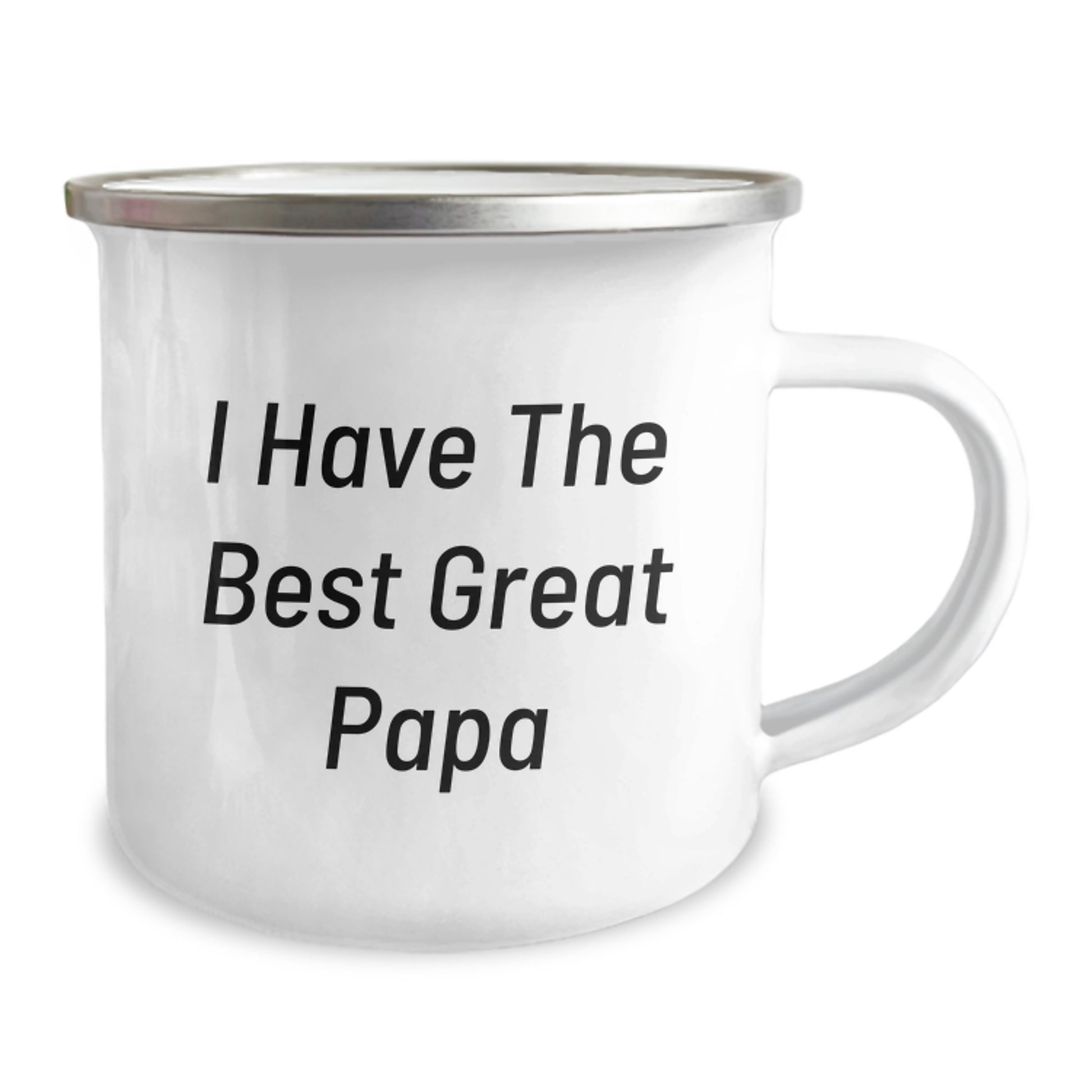 Funny Papa Gifts from Men, Unique Birthday Camping Mug for Papa, Best Great Papa Quote - Image 2