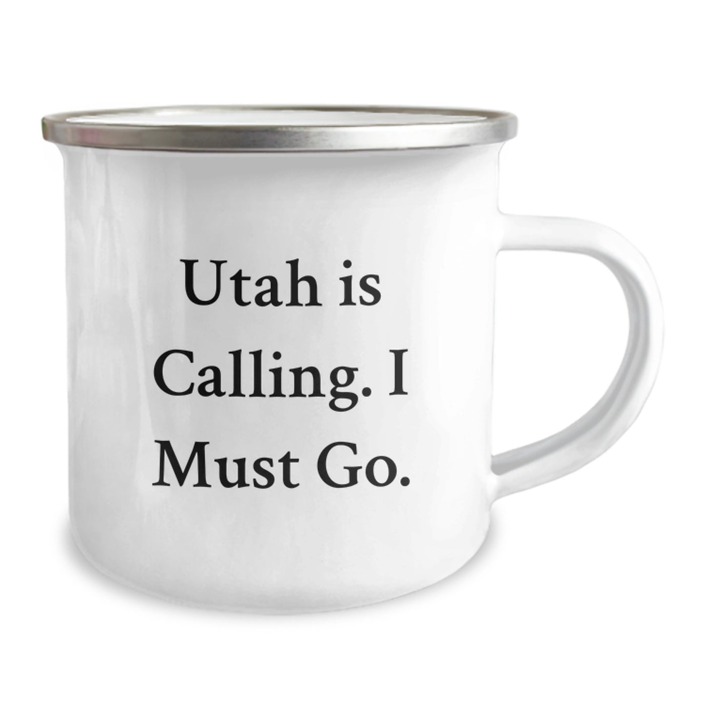 Funny Utah Camping Mug Gifts from Men to Friends - 'Utah Is Calling. I Must Go.' Christmas Unique Gifts for Women - Image 2