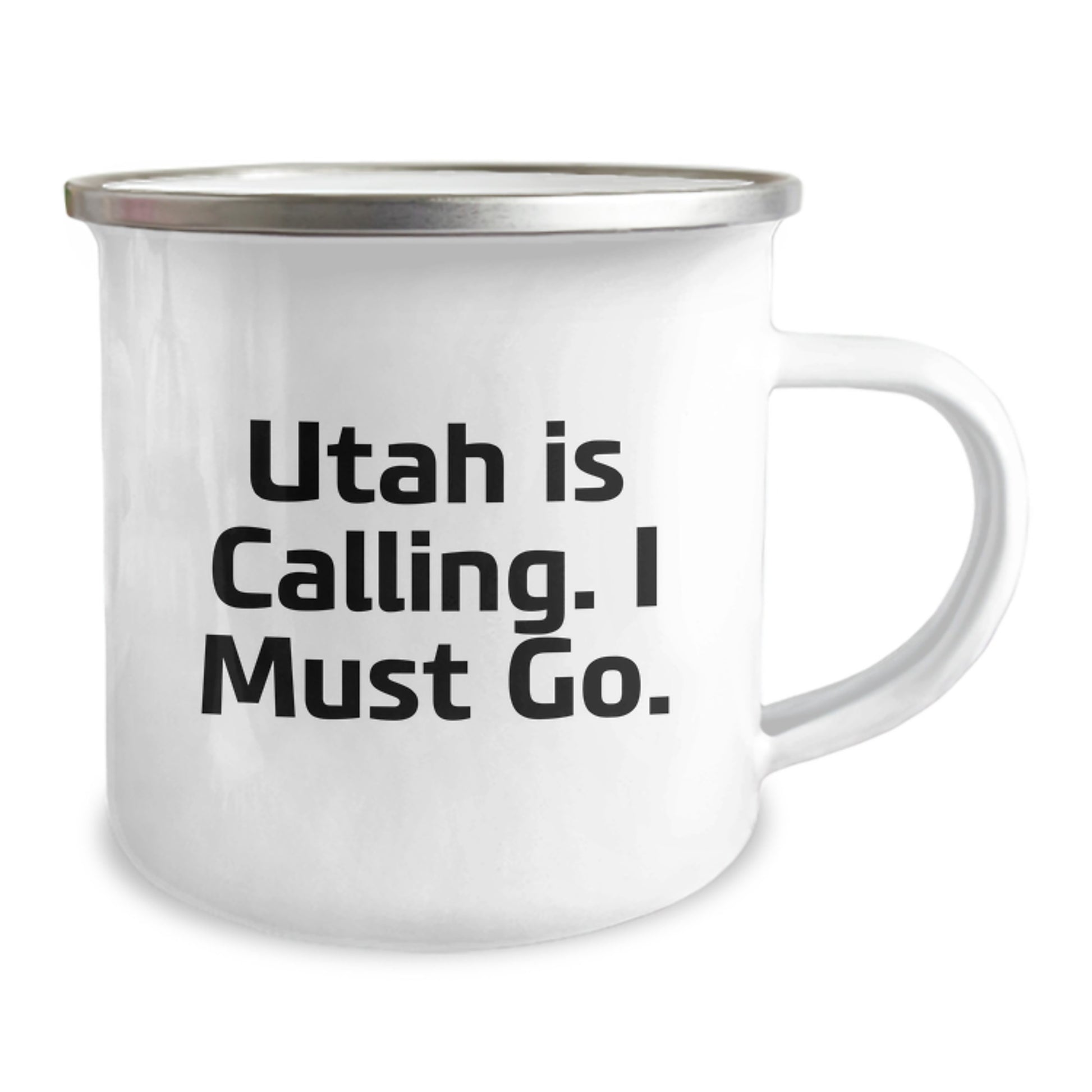 Utah Camping Mug - Funny Gift for Utah Lovers, 'Utah Is Calling. I Must Go.' Quote, Perfect Camping Mug for Men, Women, and Friends - Image 2