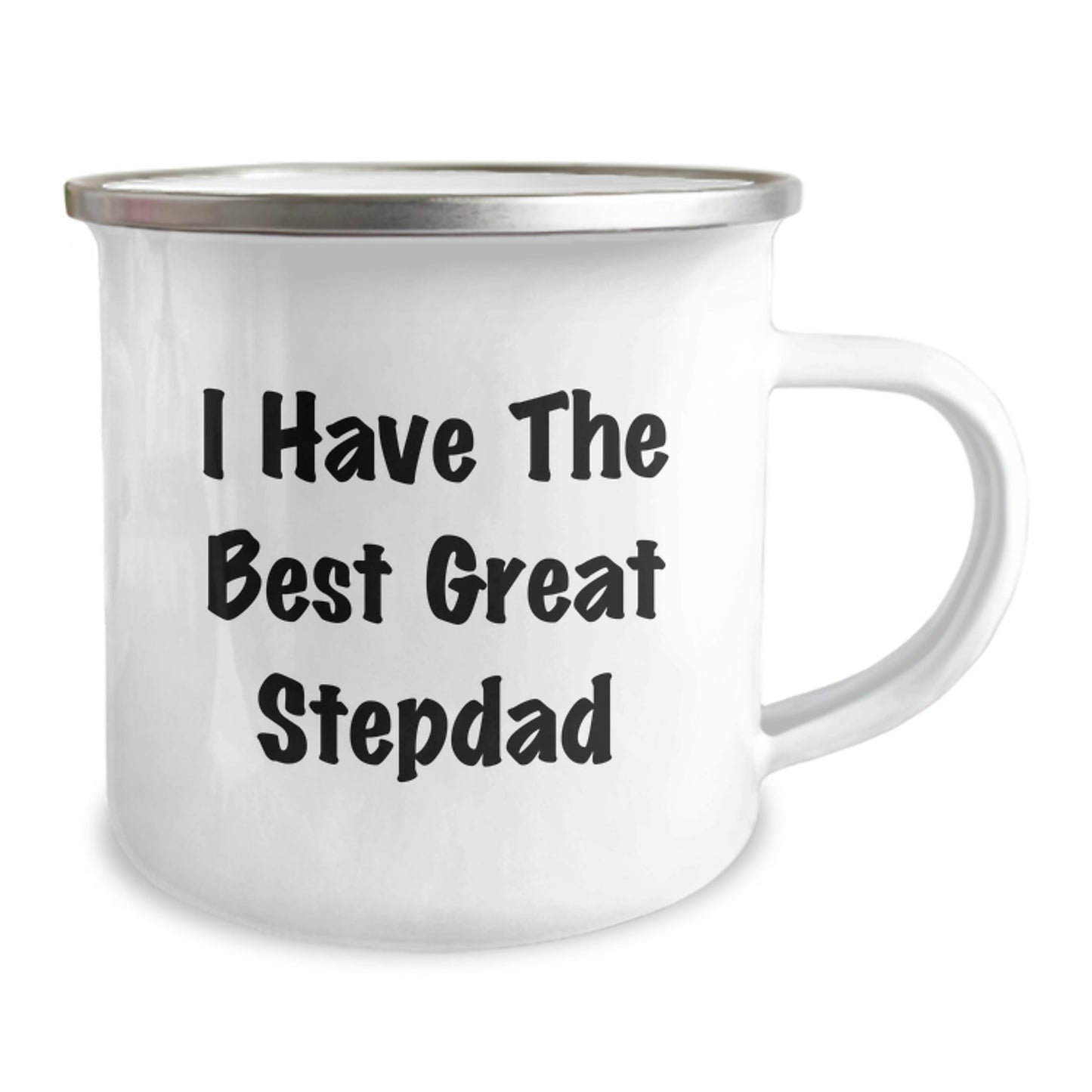 Funny 'I Have The Best Great Stepdad' Camping Mug Gifts from Men to Stepdad for Mother's Day - Image 2
