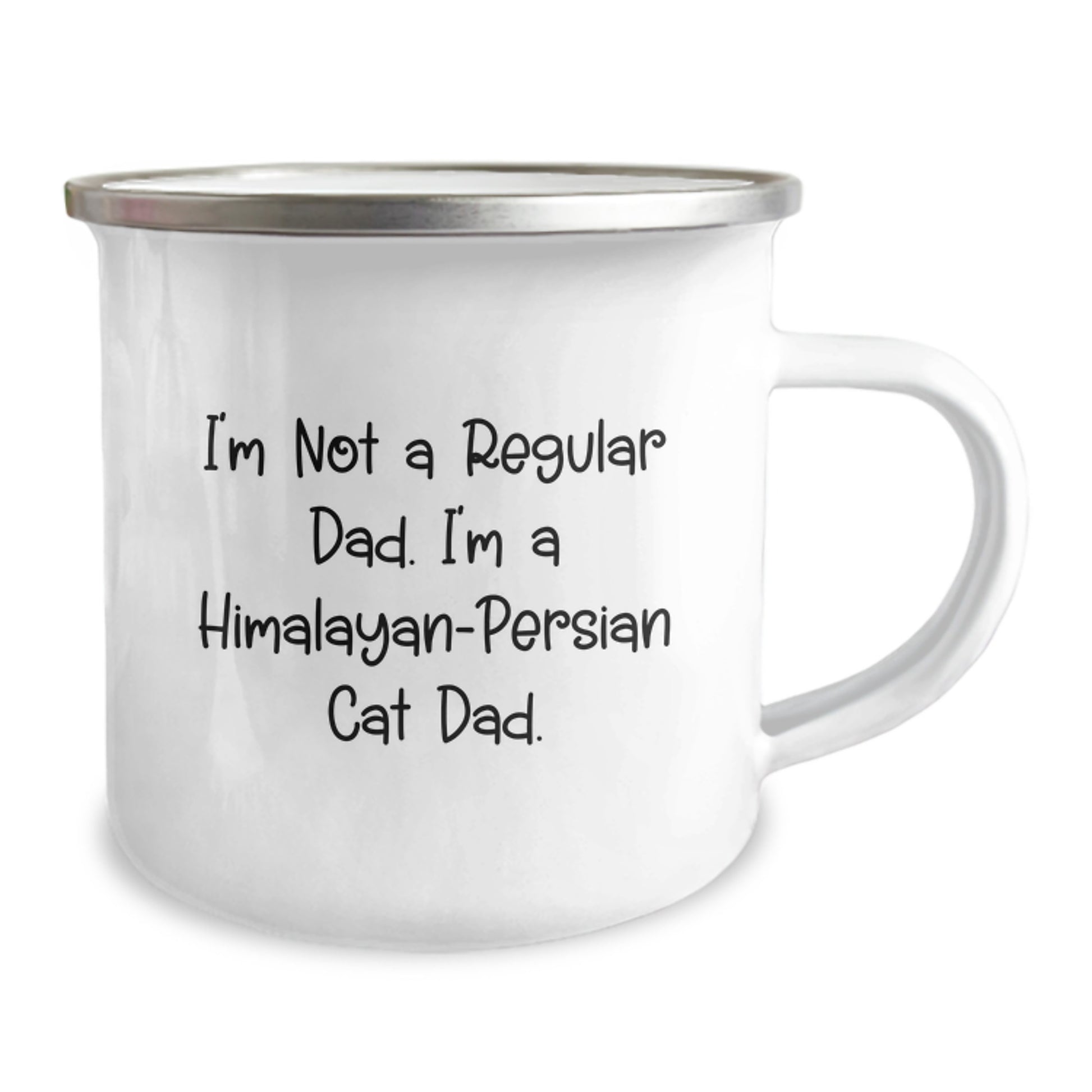 Himalayan-Persian Cat Dad Humor Christmas Unique Gifts from Men to Family - Funny Cat Lover Camping Mug - Image 2