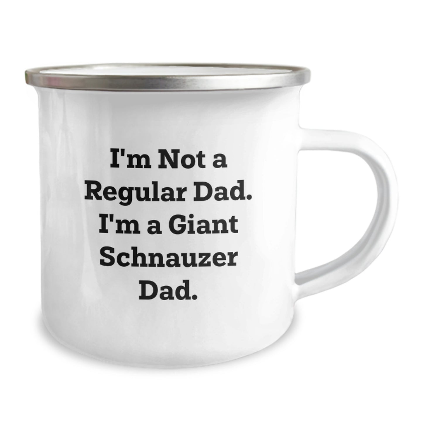 Gifts from Dad for Giant Schnauzer Dog Dad - Camping Mug for Birthday - Image 2
