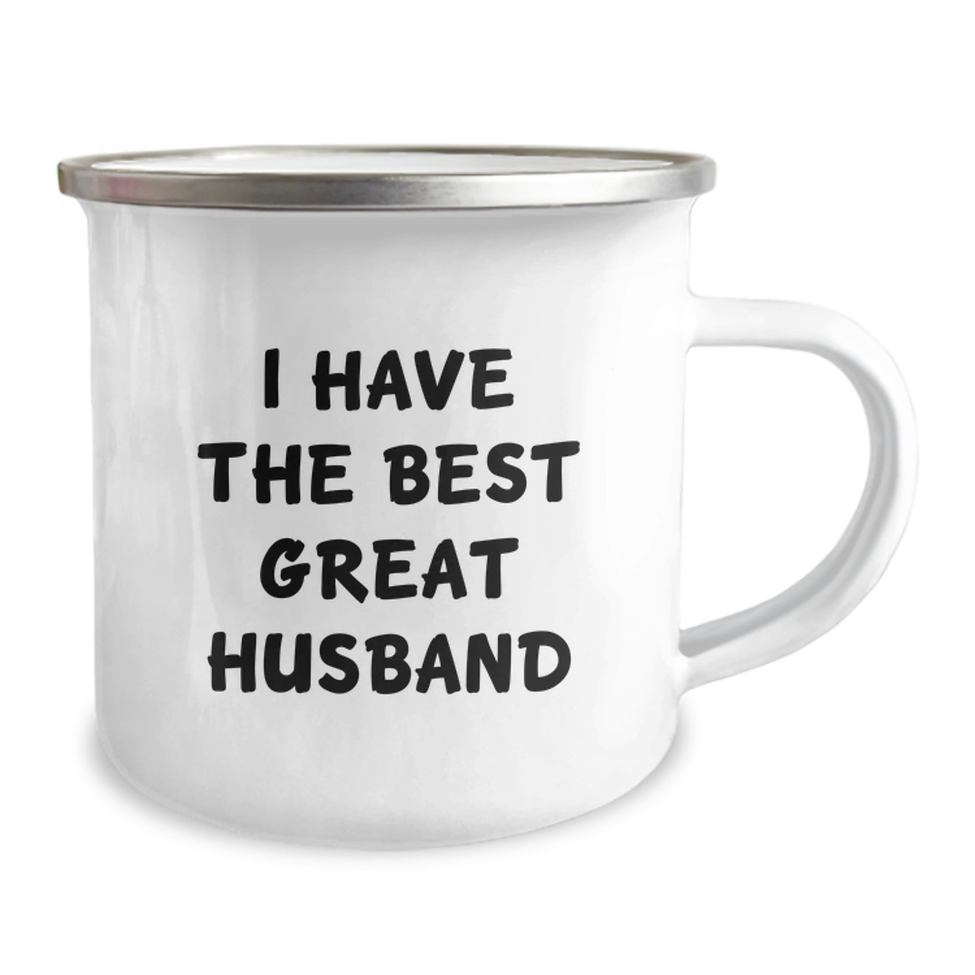 Funny Husband Gifts from Men - I Have The Best Great Husband Stainless Steel Camping Mug for Camping and Outdoor Adventures, Unique Mother's Day Unique Gifts for Husband, Men's Camping Mug - Image 2