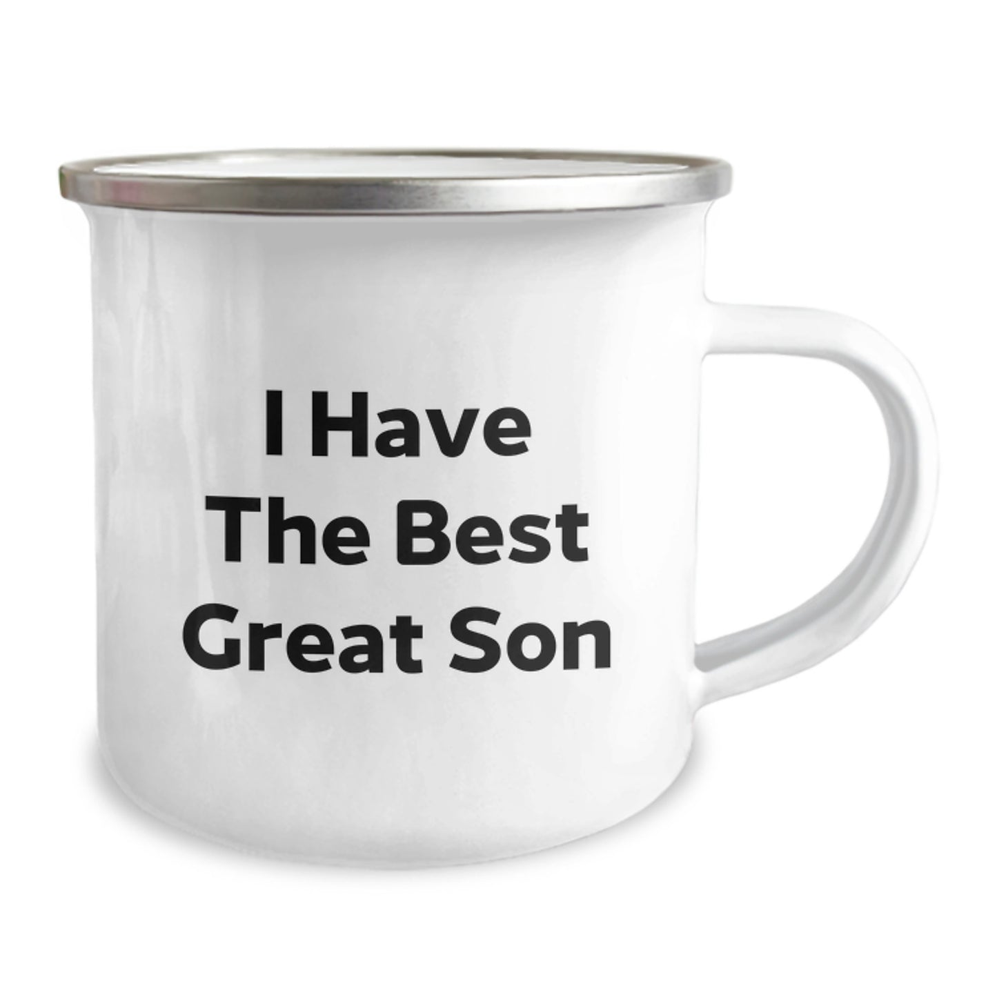 Gifts from Mom or Dad for Son, Funny I Have The Best Great Son Valentine's Unique Gifts, Son Camping Mug - Image 2
