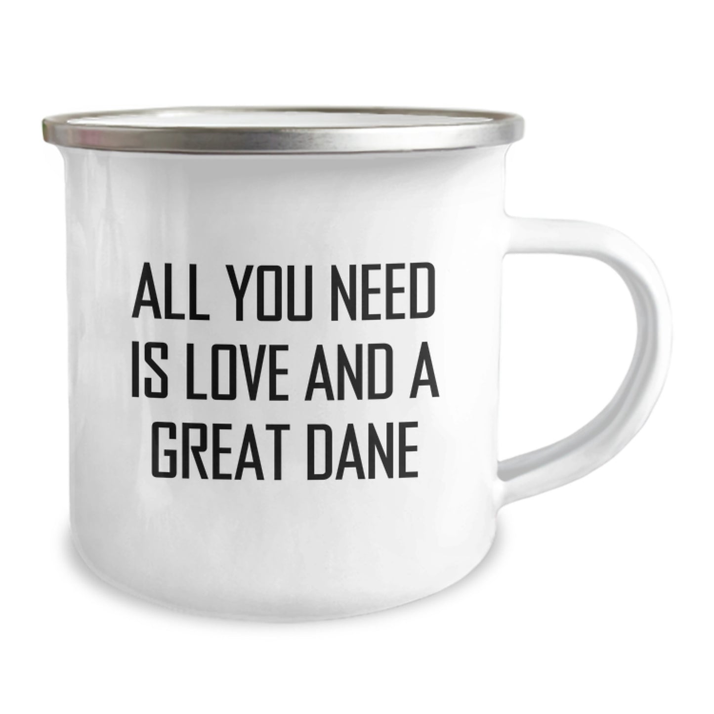 Funny Great Dane Dog Birthday Camping Mug Gifts from Men, Funny Great Dane Dog Birthday Camping Mug, All You Need Is Love And A Great Dane Gift - Image 2