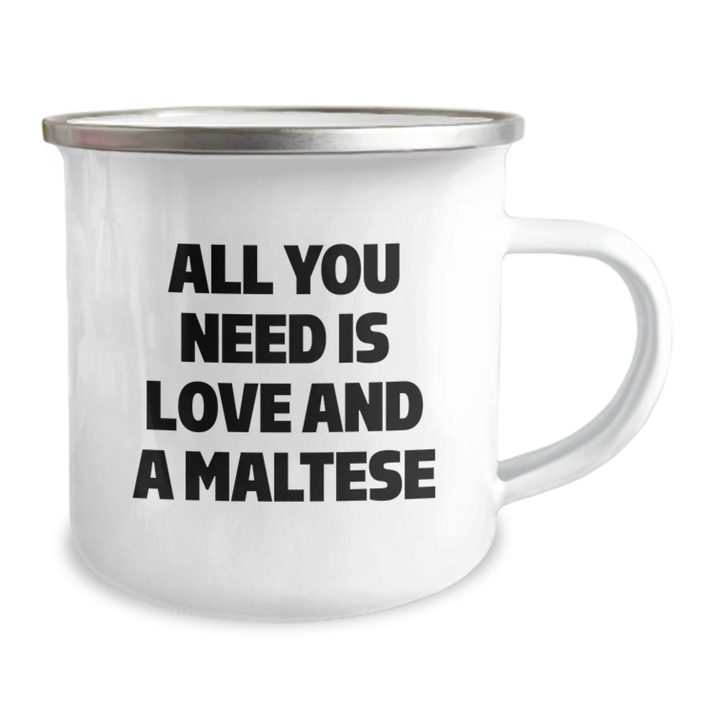 Cute Maltese Dog Camping Mug Gifts from Friends for Birthday Unique Presents - Image 2