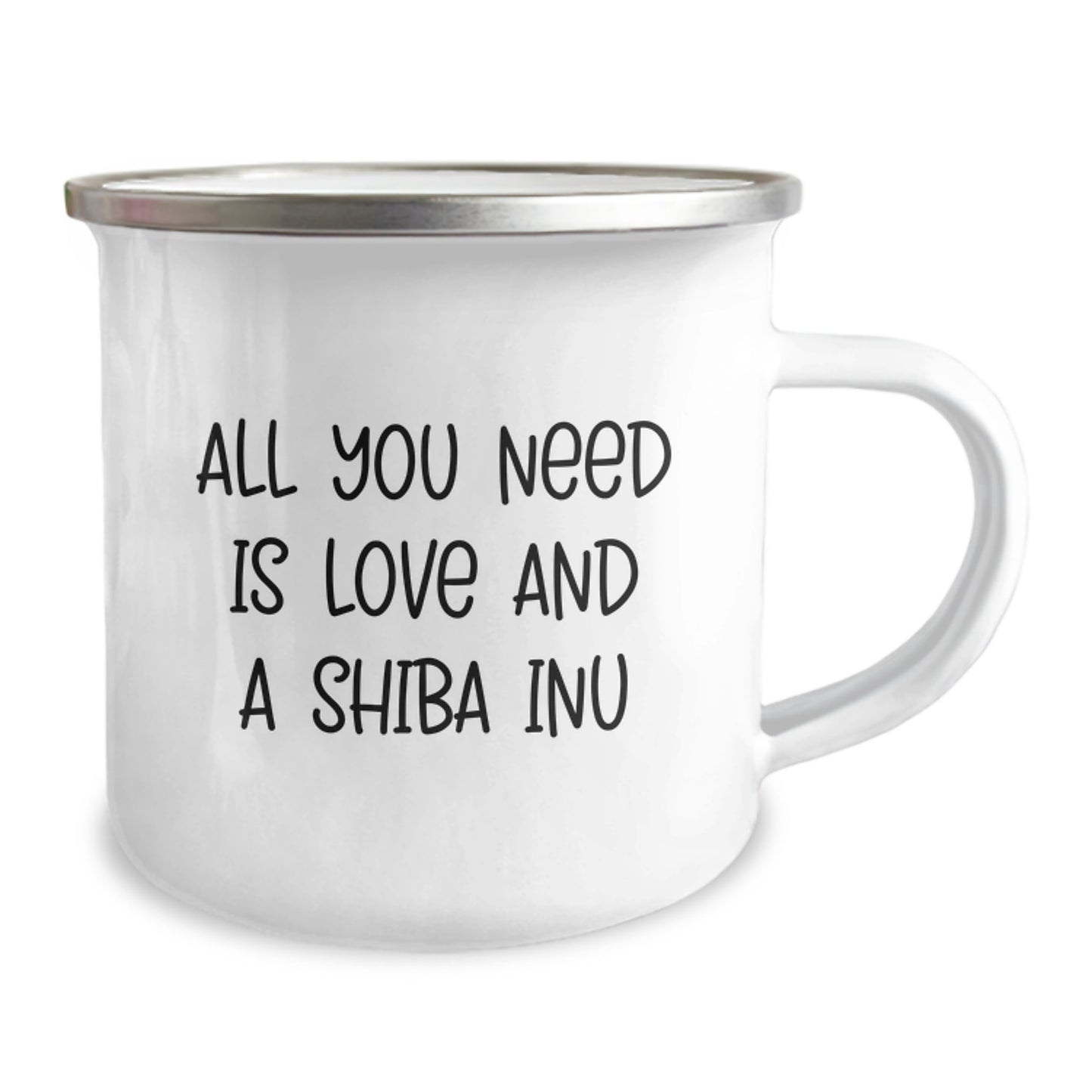 Shiba Inu Dog Lovers Camping Mugs - Funny Quote Gifts for Men Women Friends Family on Christmas Unique - Image 2