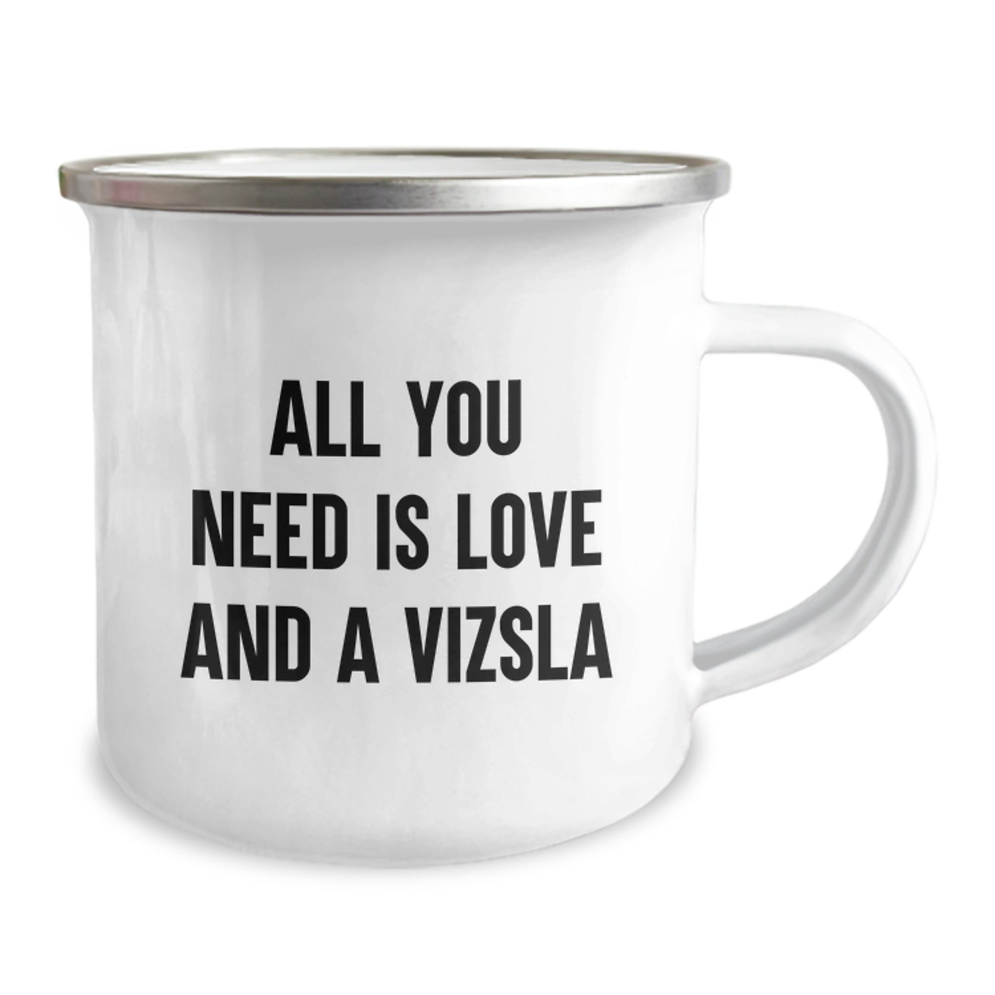 Unique Gifts for Vizsla Dog Lovers - All You Need is Love and a Vizsla Funny Camping Mug, Gifts for Him from Friends and Family - Image 2