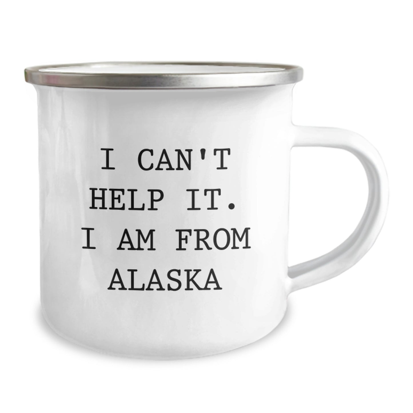 Funny Alaska Gifts for Friends, Men, or Family - Camping Mug, Birthday Unique Gifts from Men to Women or Friends, I Can't Help It. I Am From Alaska - Image 2