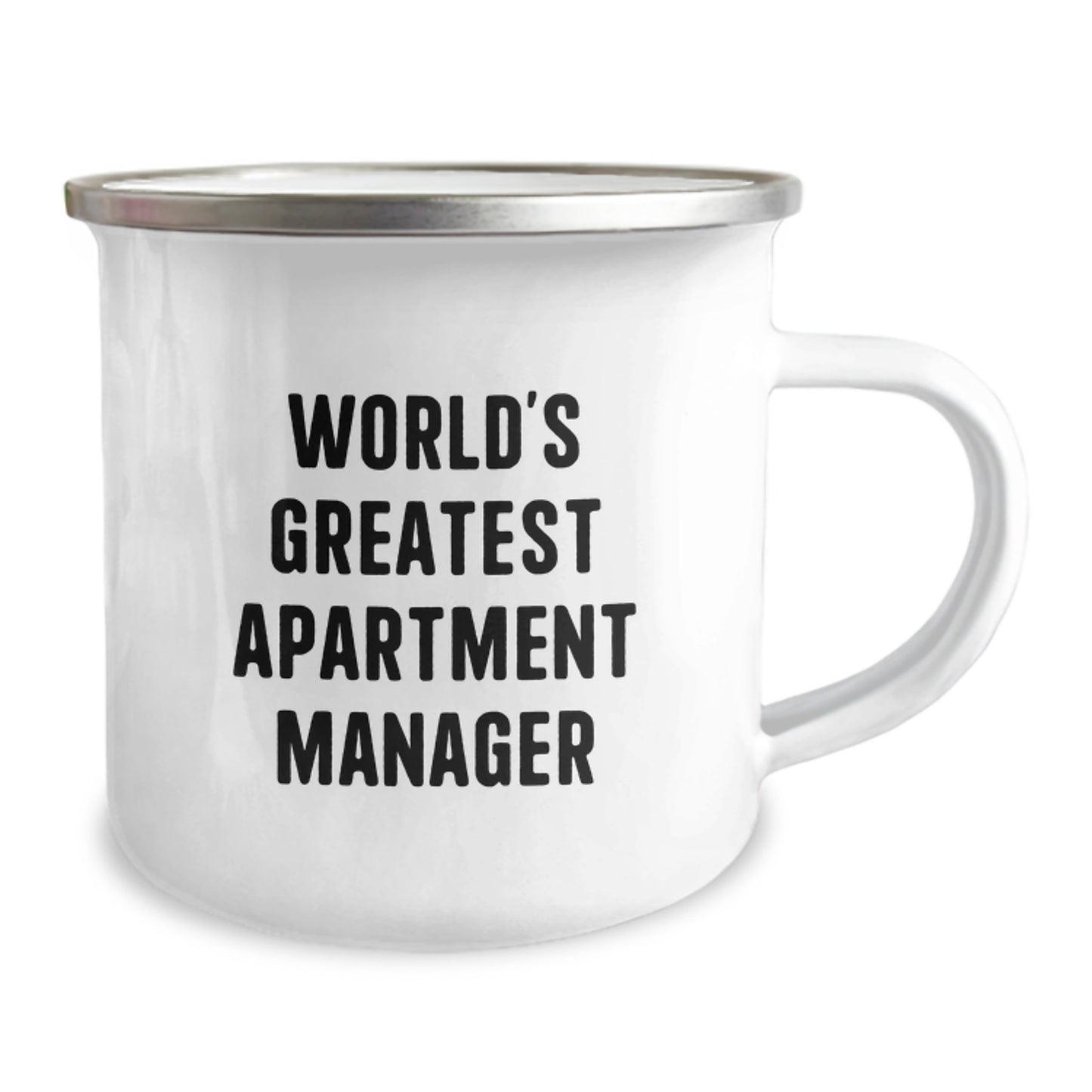 Funny Gifts from Family to Apartment Manager, World's Greatest Apartment Manager, Camping Mug for Father's Day - Image 2