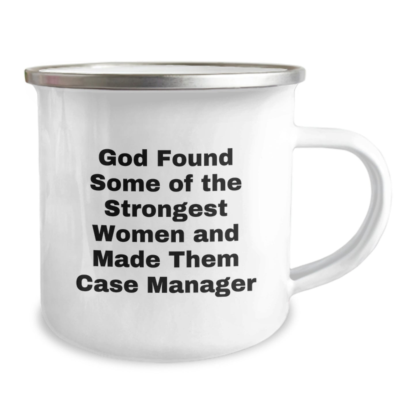 Funny Case Manager Gifts, Inspirational Quote, Valentine's Unique Gifts from Men, Women, Friends, Coworkers, Family to Case Manager, Camping Mug, Strong Women Made Them Case Manager - Image 2