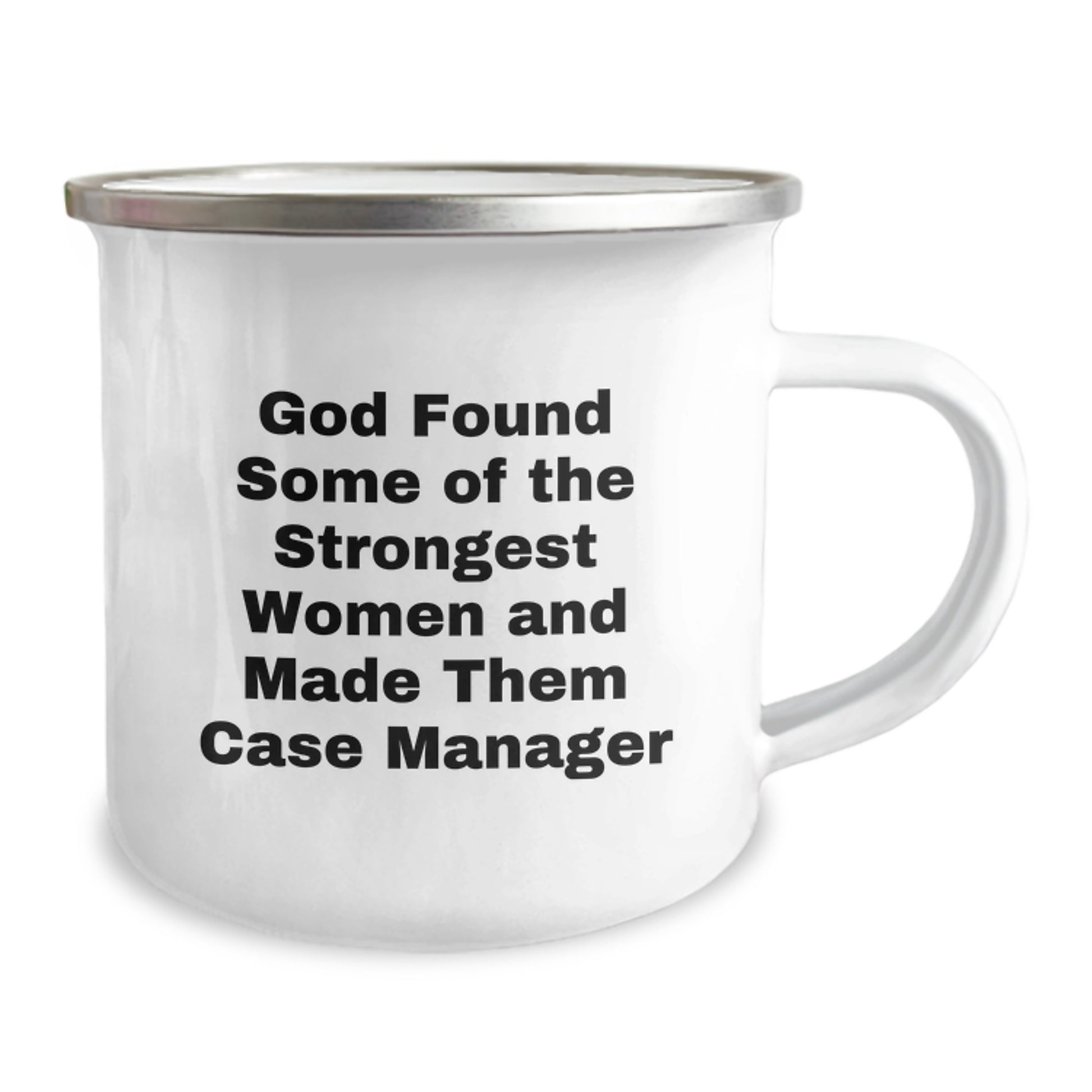 Funny Case Manager Gifts, Inspirational Quote, Valentine's Unique Gifts from Men, Women, Friends, Coworkers, Family to Case Manager, Camping Mug, Strong Women Made Them Case Manager - Image 2