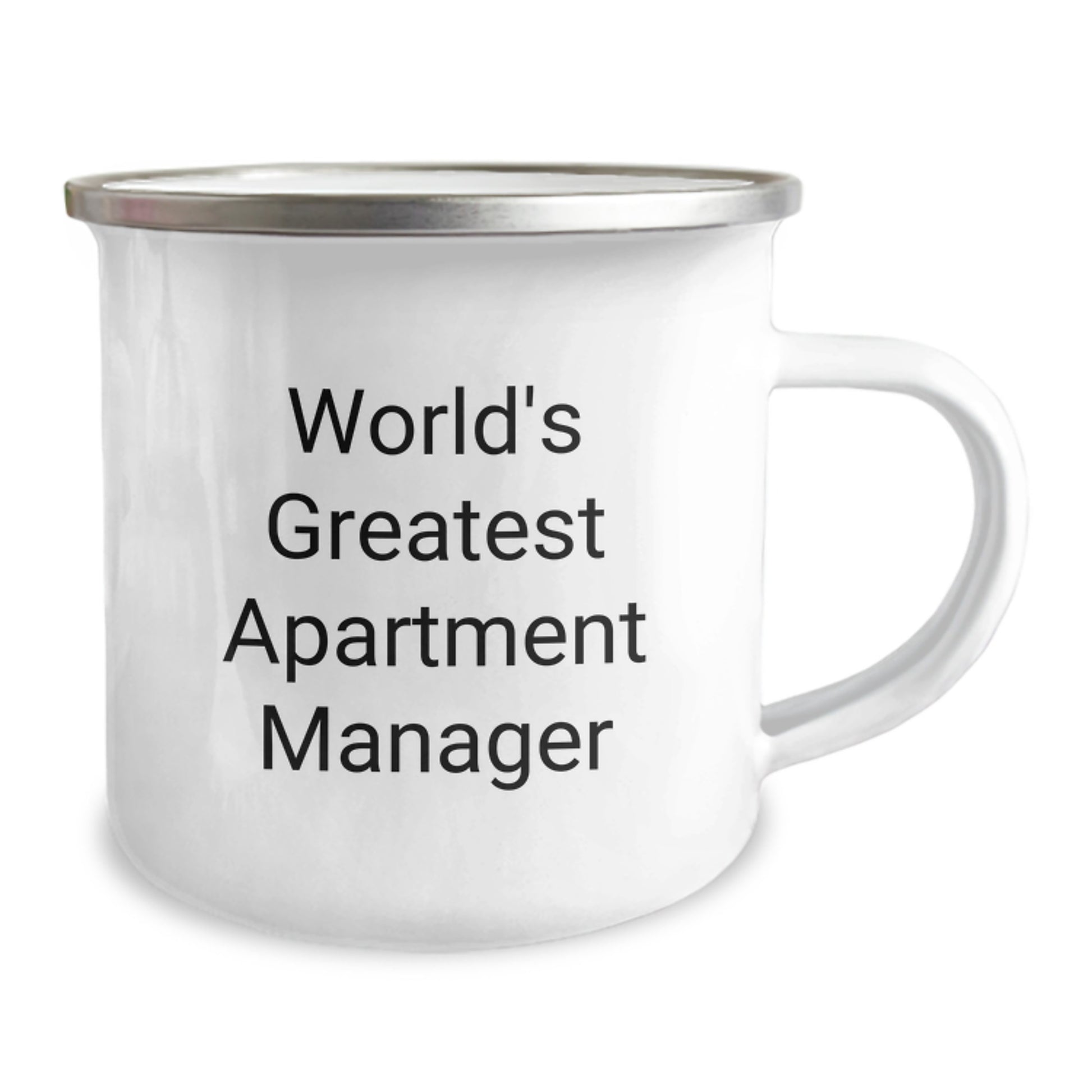 World's Greatest Apartment Manager Funny Camping Mug Gifts for Dad from Family - Image 2