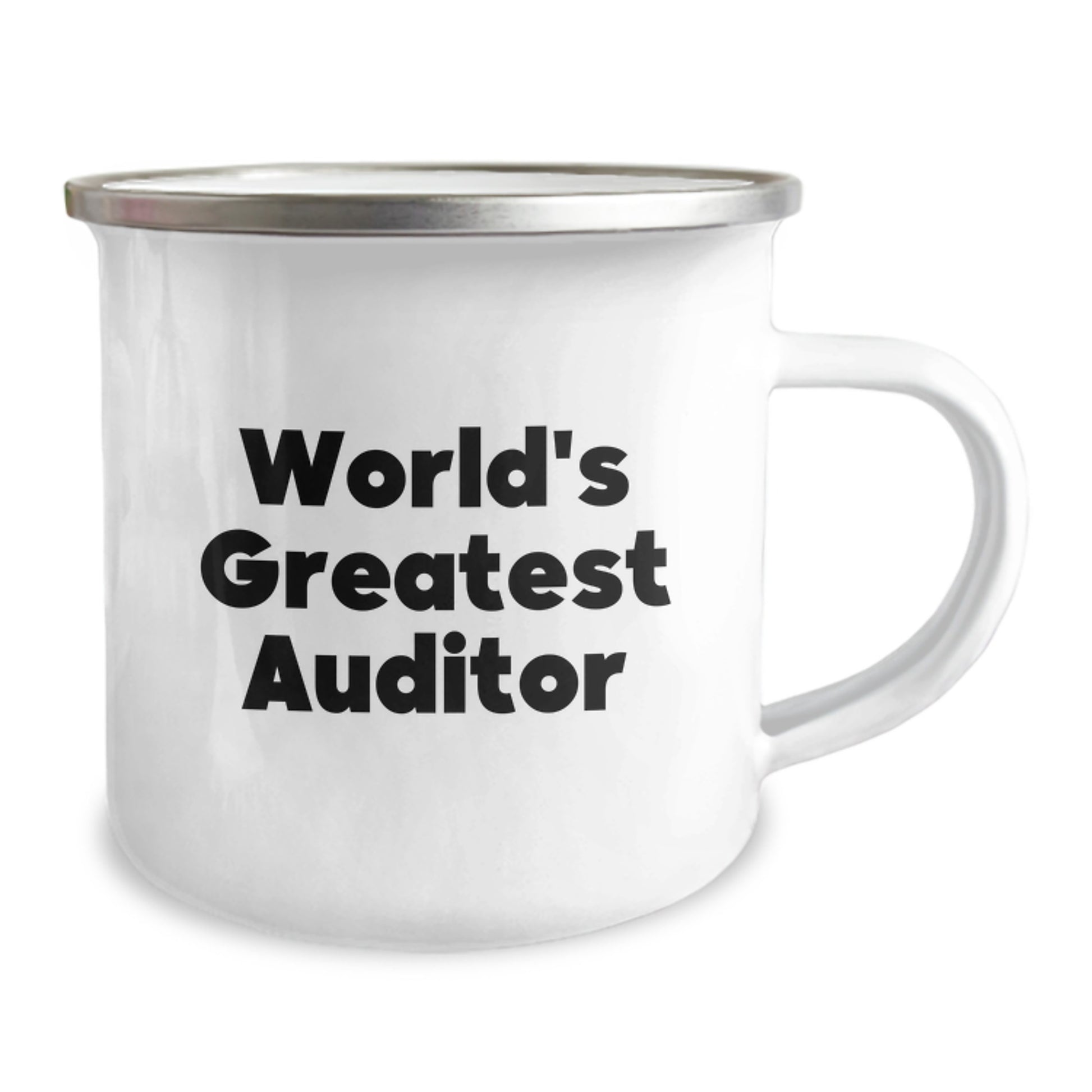 Funny World's Greatest Auditor Gifts for Men Camping Mug - Valentine's Unique Gifts from Friends for Auditor - Image 2
