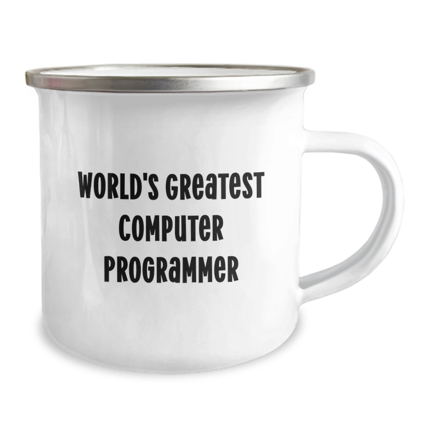 Funny Computer Programmer Gifts from Dad, World's Greatest Computer Programmer Quote, Unique Camping Mug for Men, Father's Day Unique Gifts - Image 2
