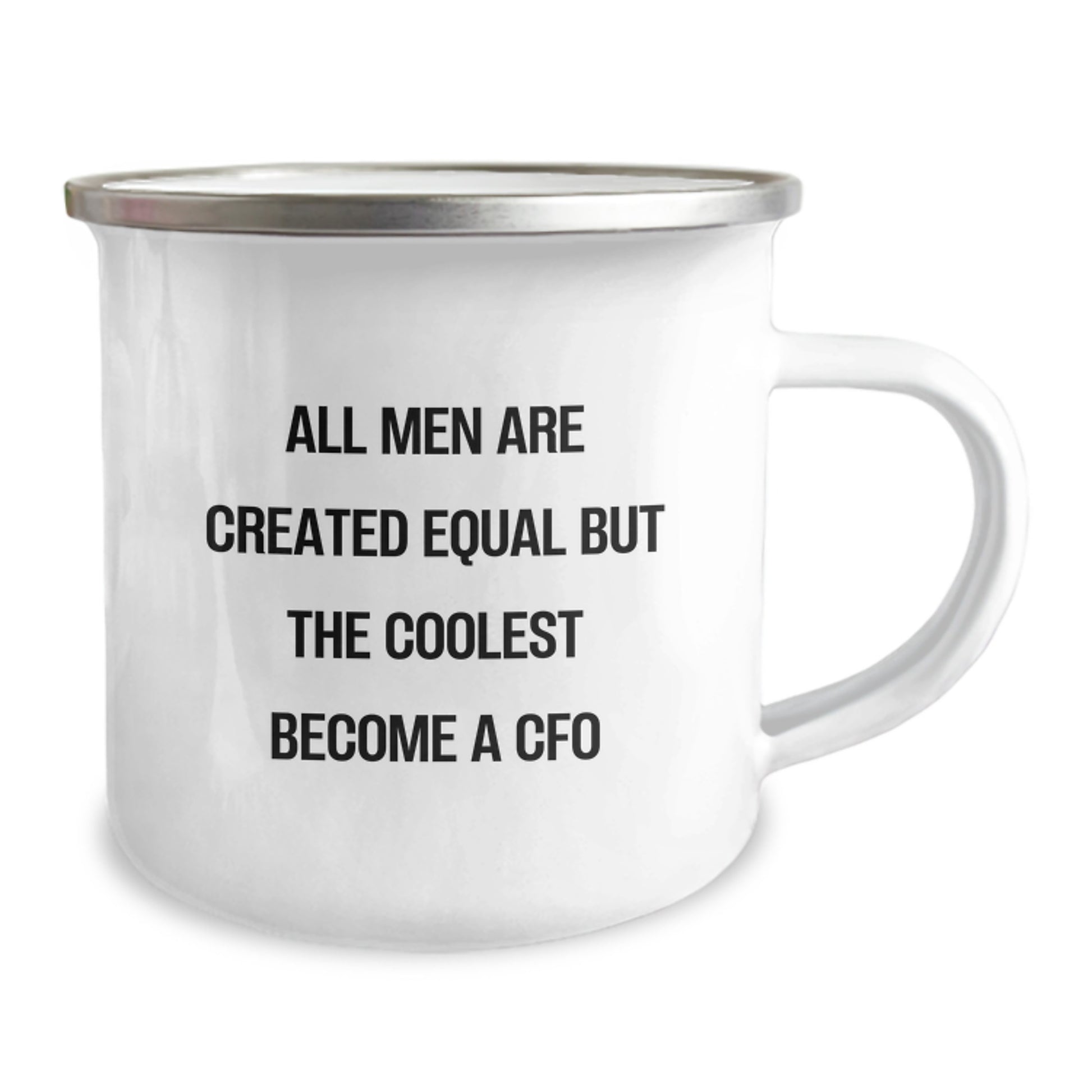 Cfo Keepsake Camping Mug for Him Graduation Gift - Bold Quote - Image 2
